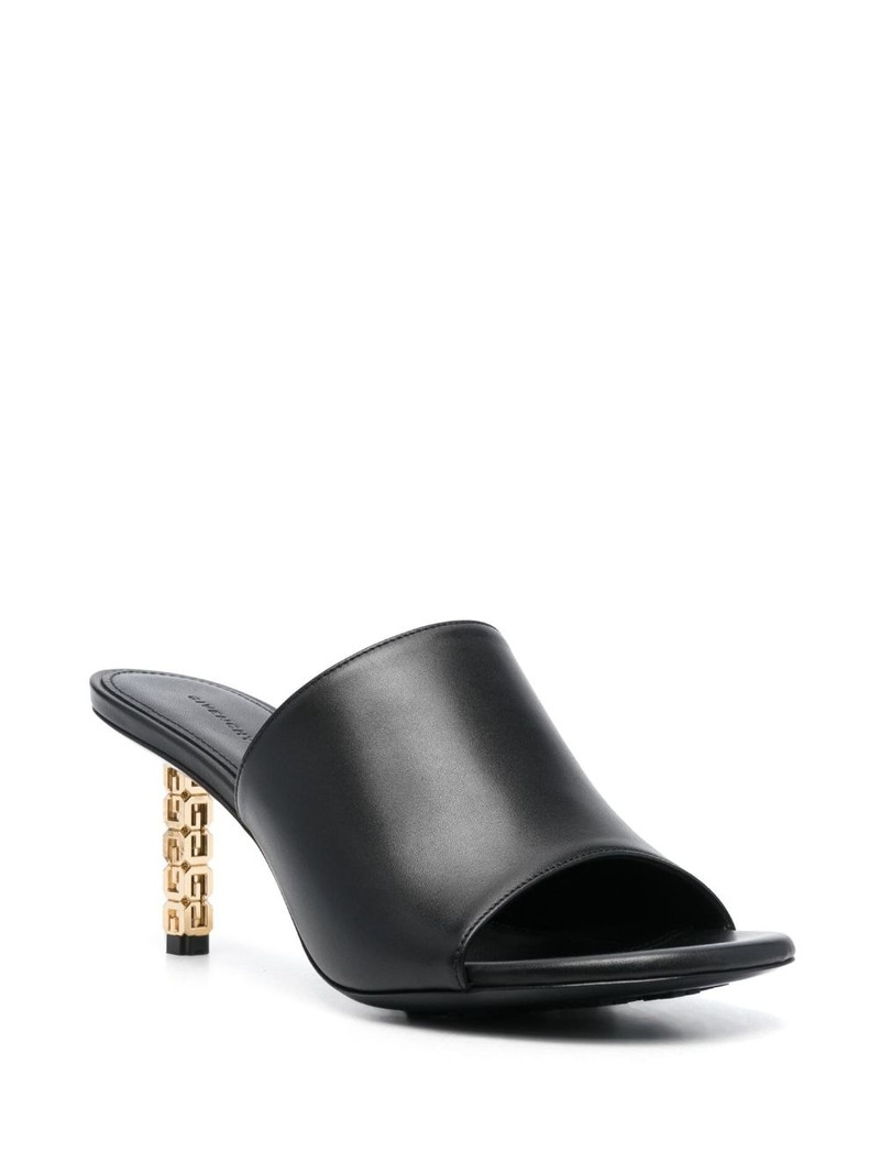Givenchy G Cube 75mm leather mules outlook