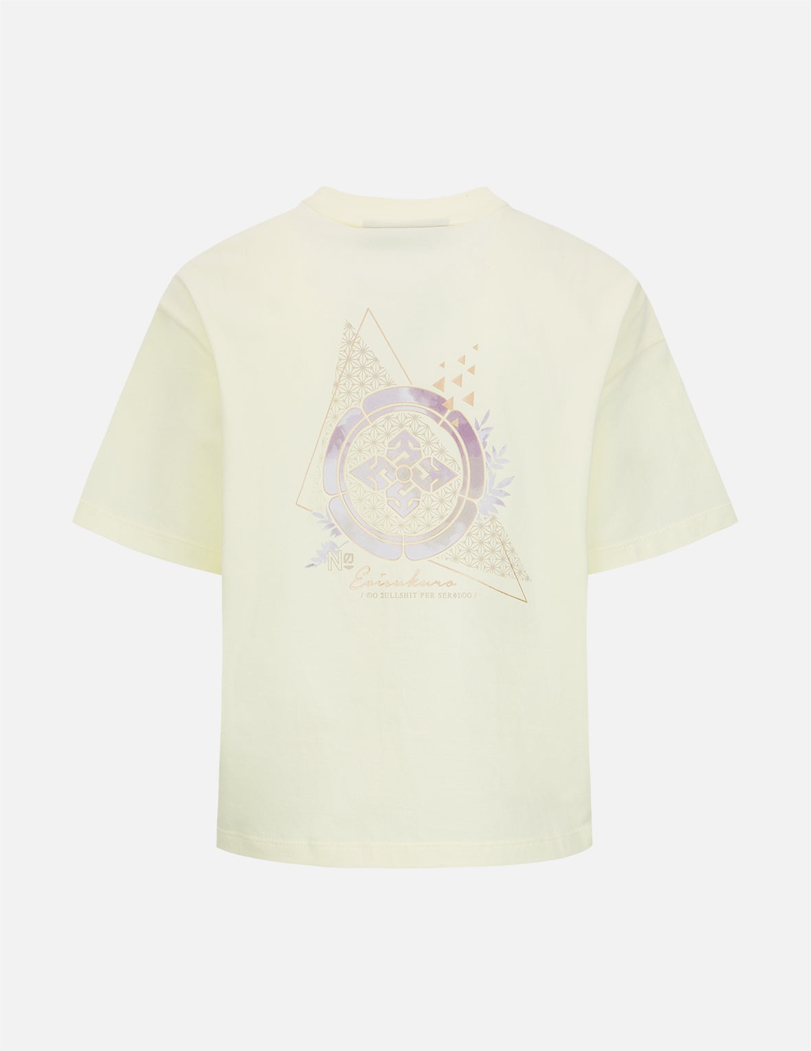 Kamon Print Drop-shoulder T-shirt - 7