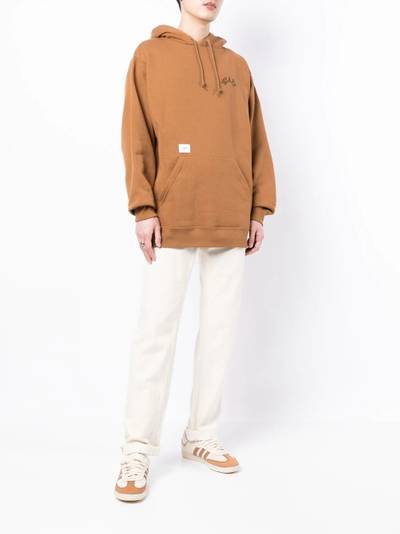 WTAPS logo-print pullover hoodie outlook