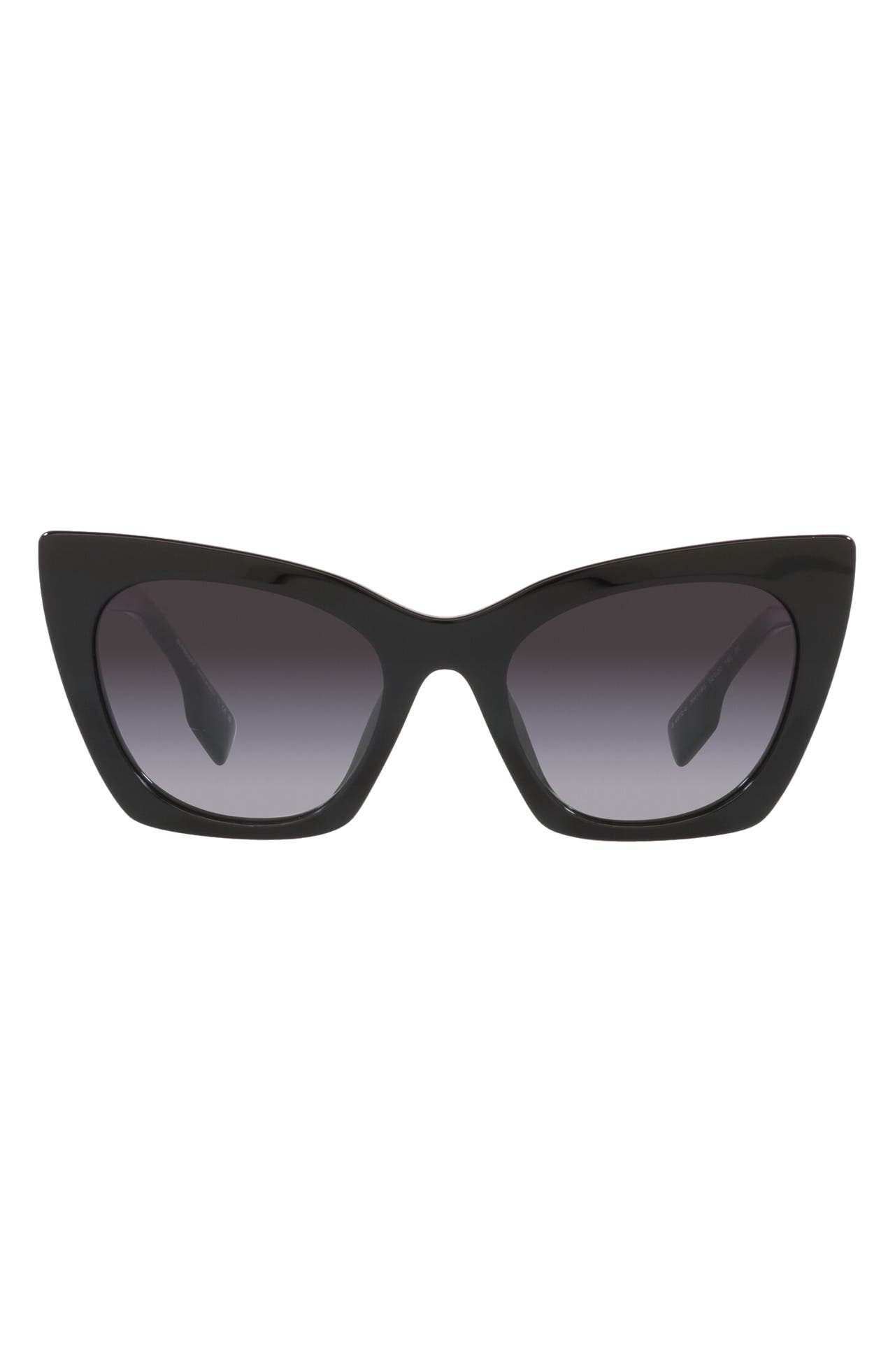 burberry 52mm Cat Eye Sunglasses in Black at Nordstrom - 1