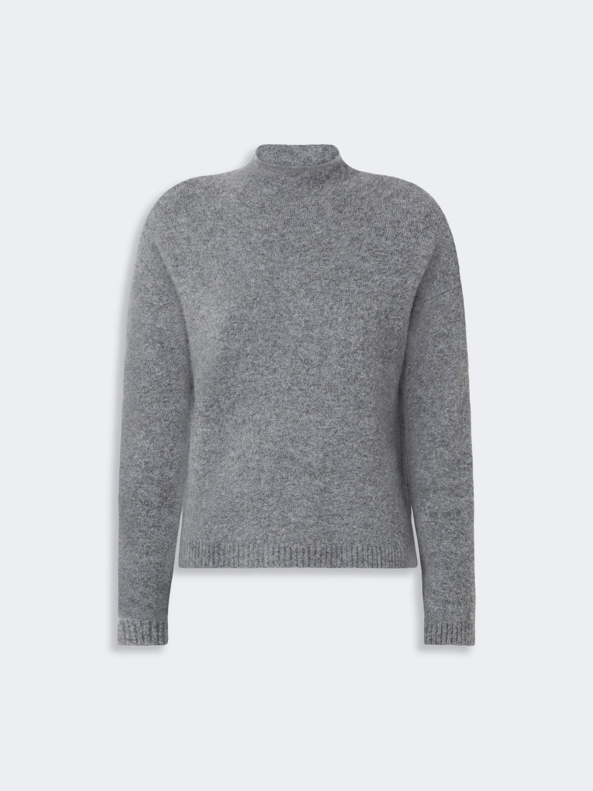 ZODIACO Relaxed-cut cashmere yarn sweater - MEDIUM GREY - 1