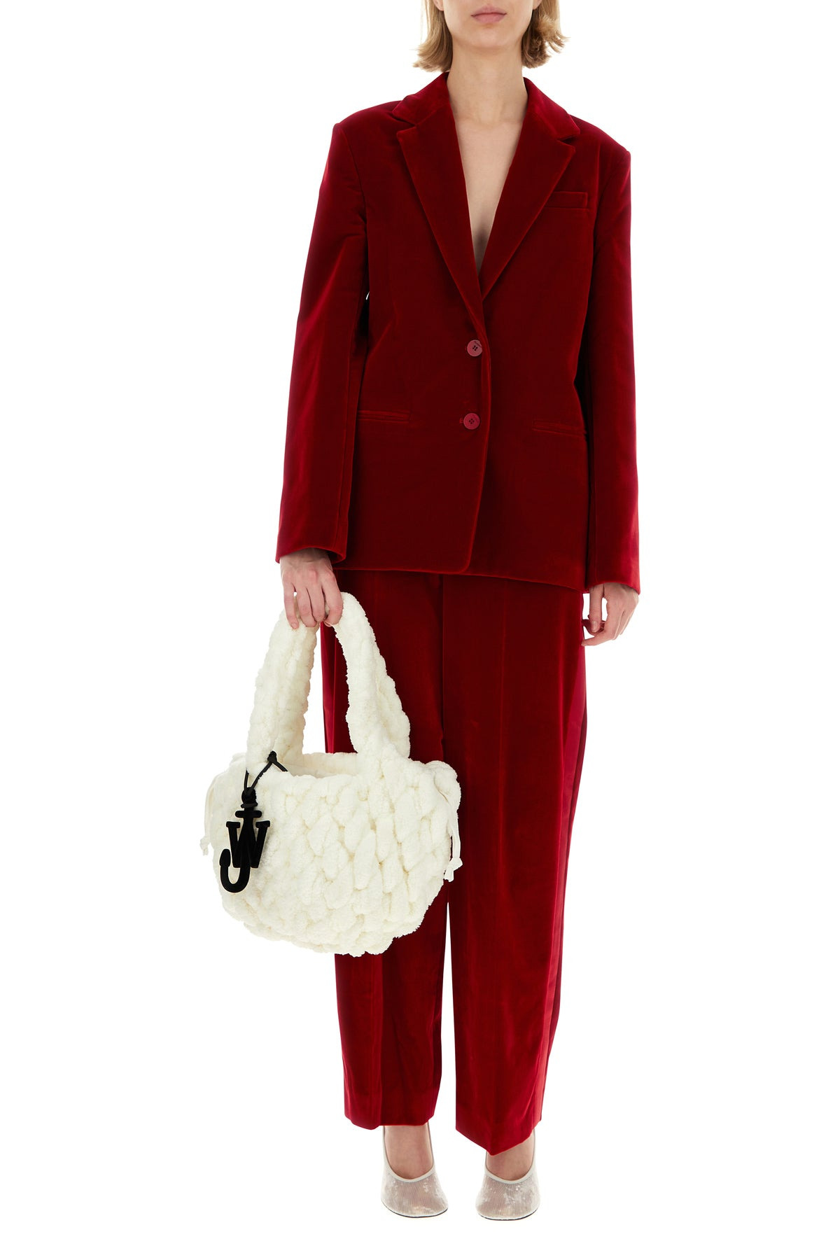 Red velvet pant - 6