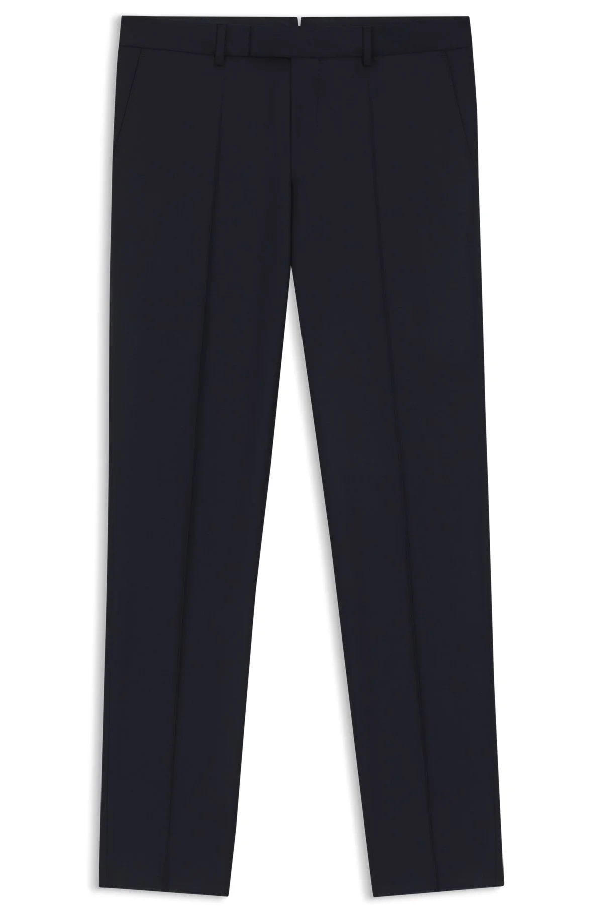 SLIM-FIT TROUSERS IN VIRGIN WOOL WITH STRETCH - 1
