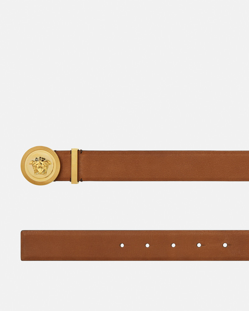 VERSACE Medusa Biggie Nabuck Belt 1.2" outlook