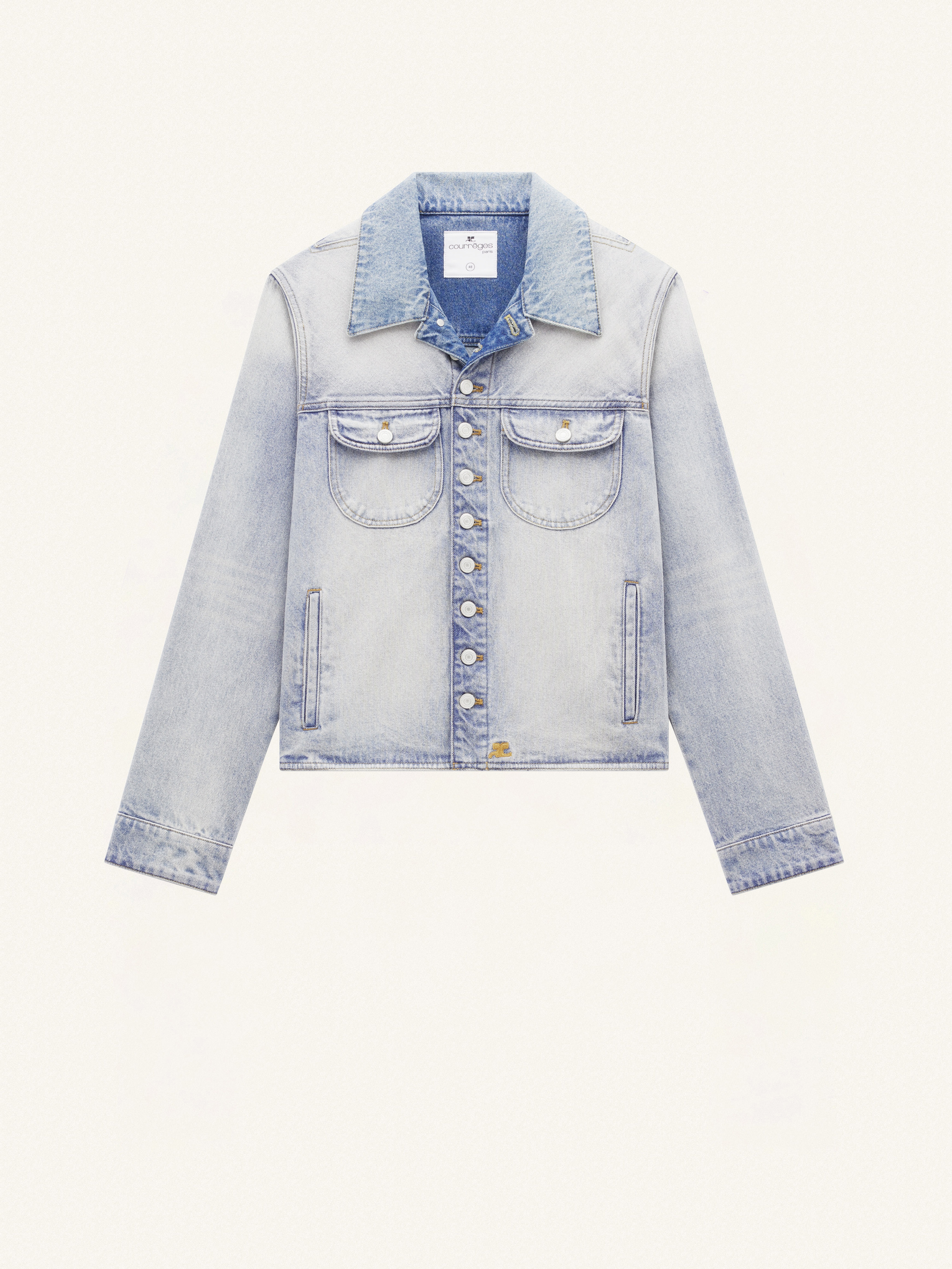 MULTIFLEX DENIM TRUCKER JACKET - 1