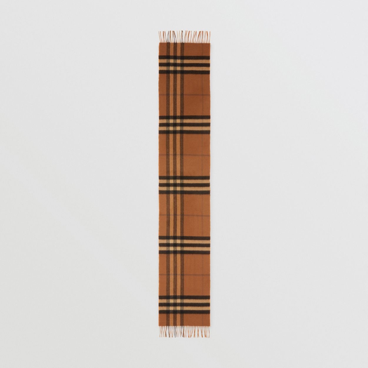 Reversible Check and Logo Graphic Cashmere Scarf - 9