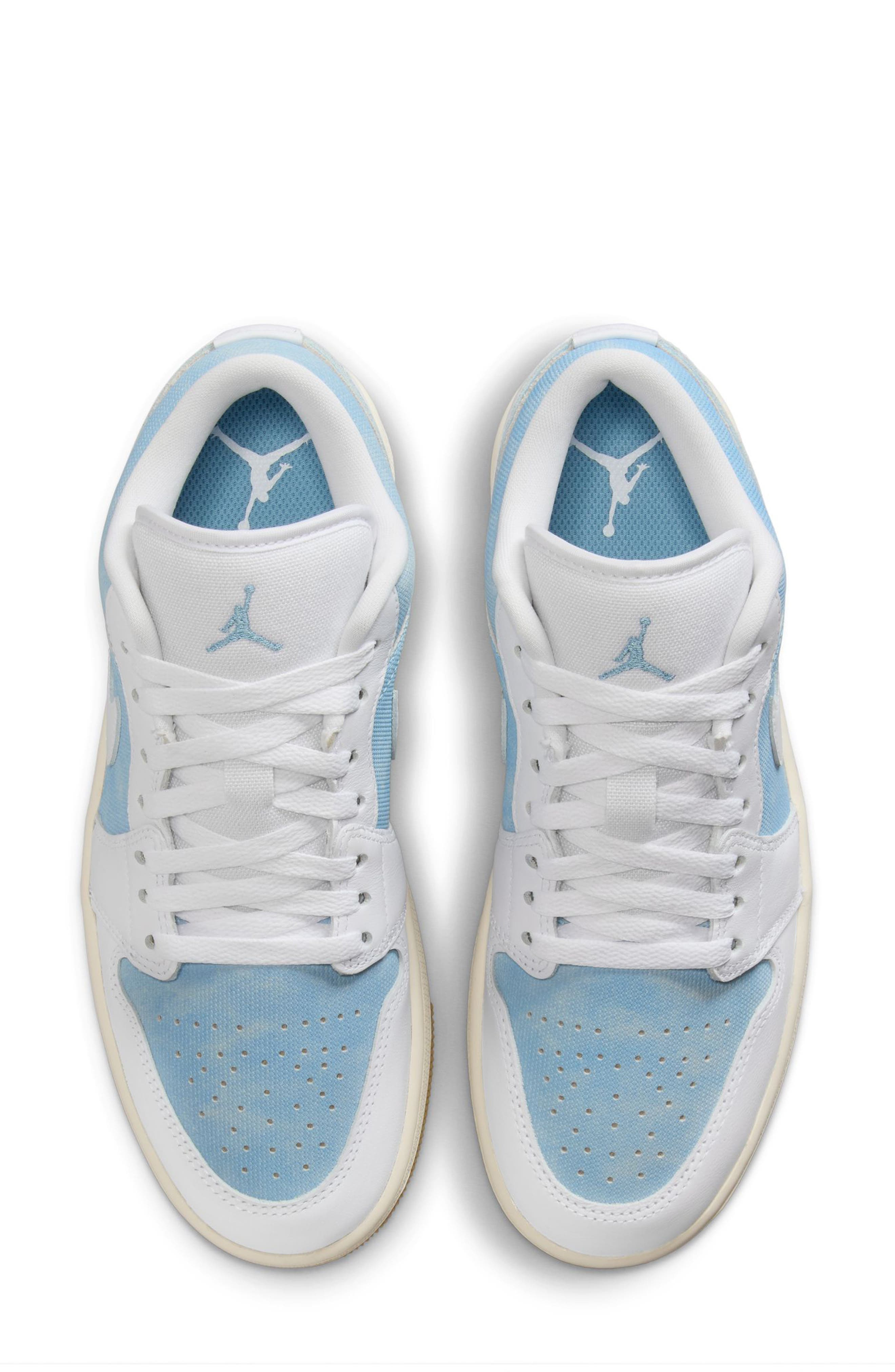 Nike Air Jordan 1 Low SE Sneaker in 400 Wrnblu/white at Nordstrom - 3