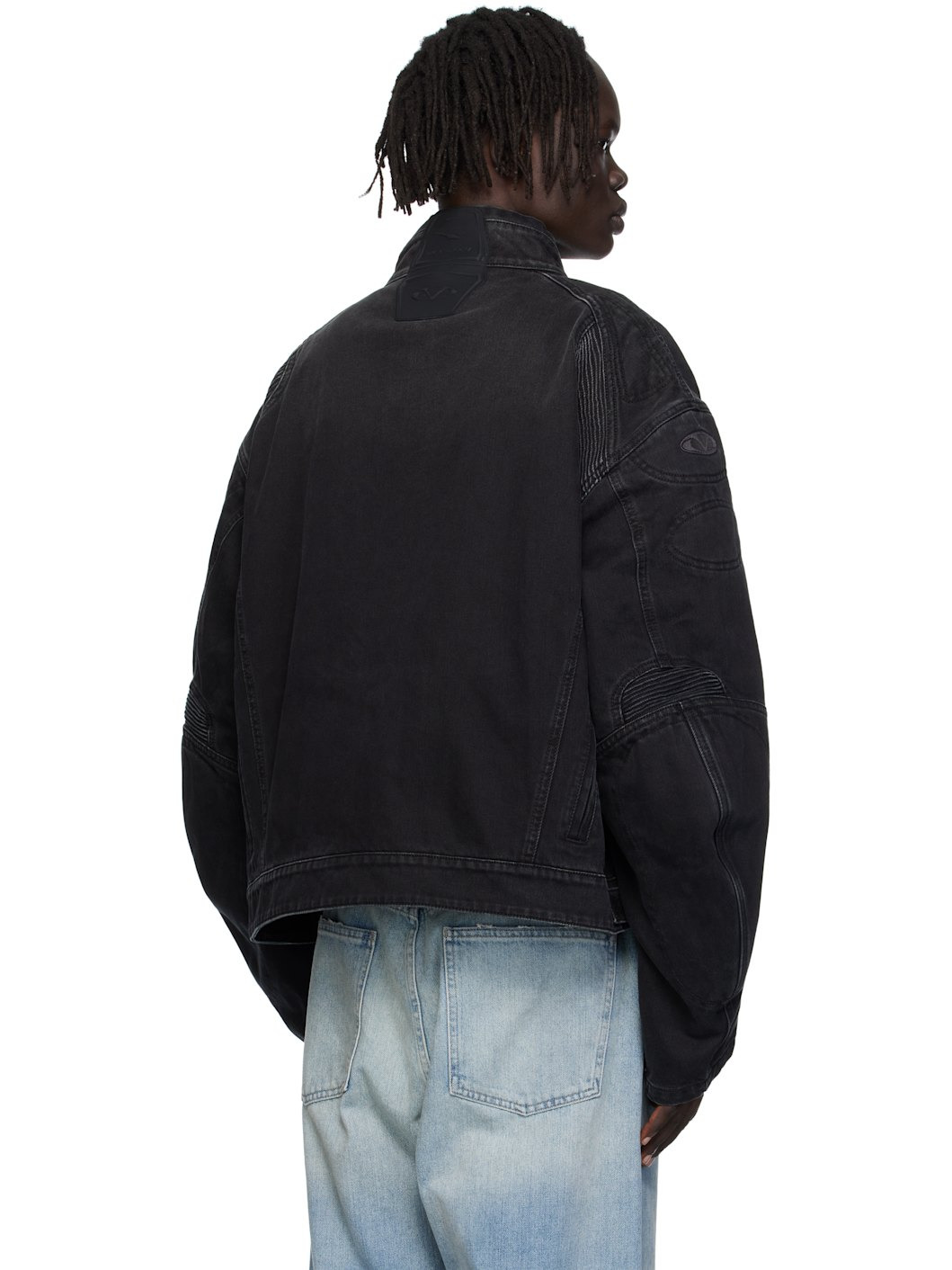 Black Racing Denim Jacket - 3