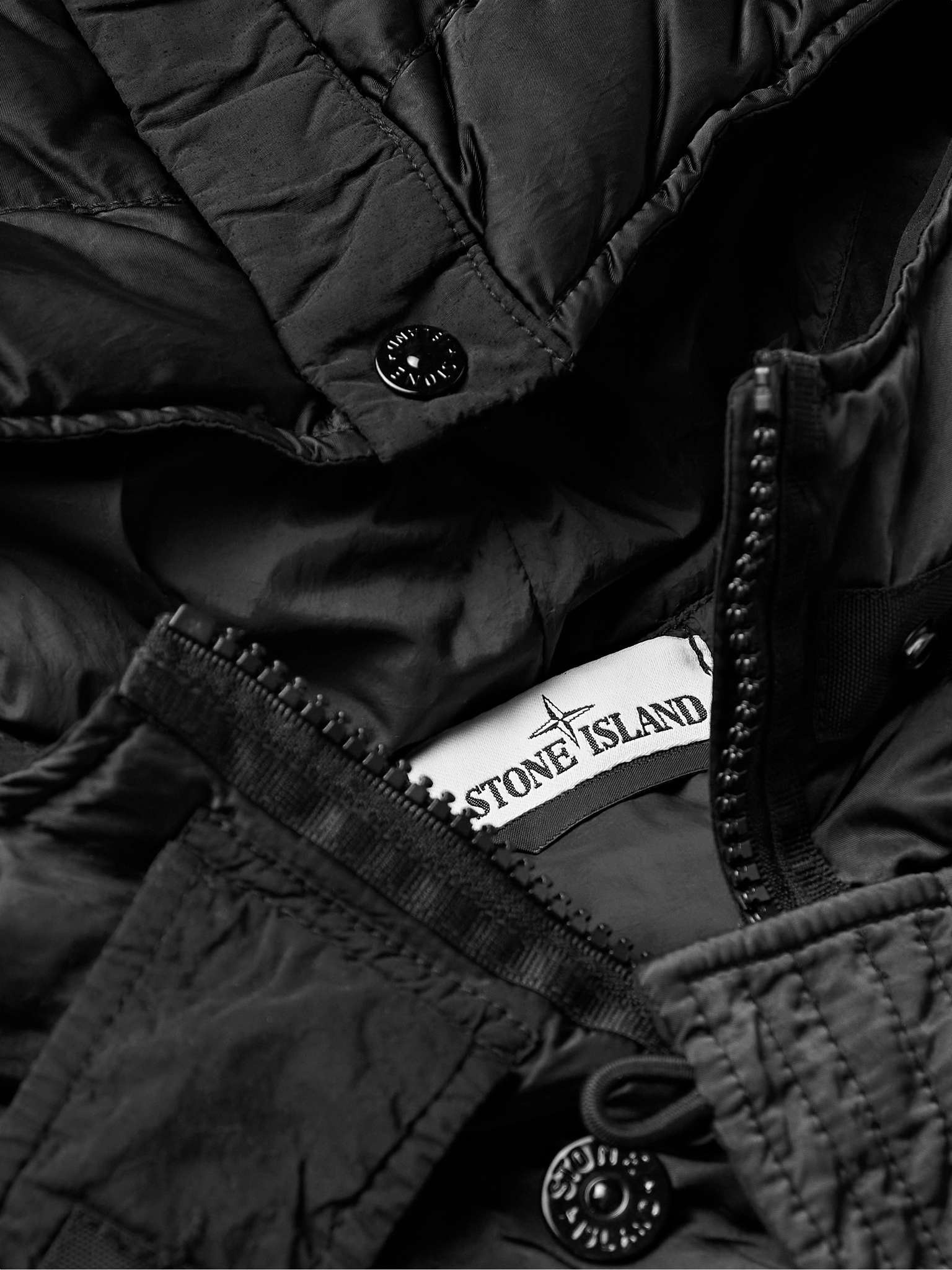 Logo-Appliquéd Quilted Coated-Shell Down Parka - 5