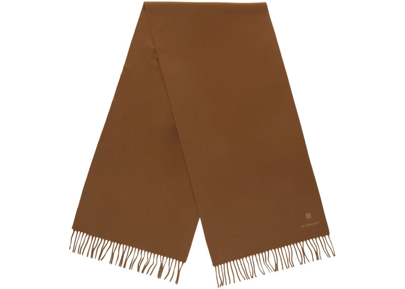 Givenchy Givenchy 4G Oblong Wool Scarf Havana Brown outlook