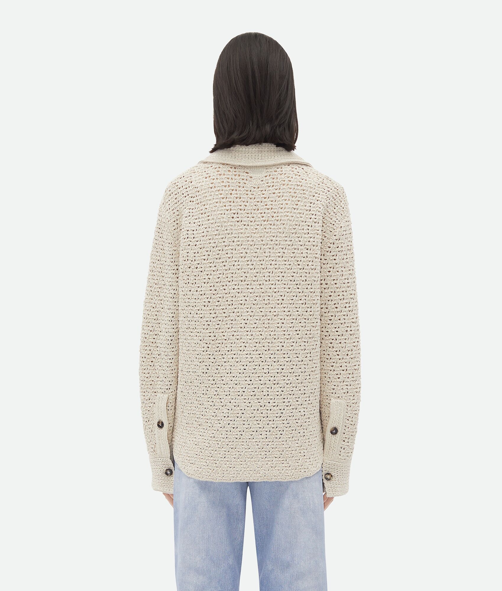 Cotton Crochet Shirt - 3