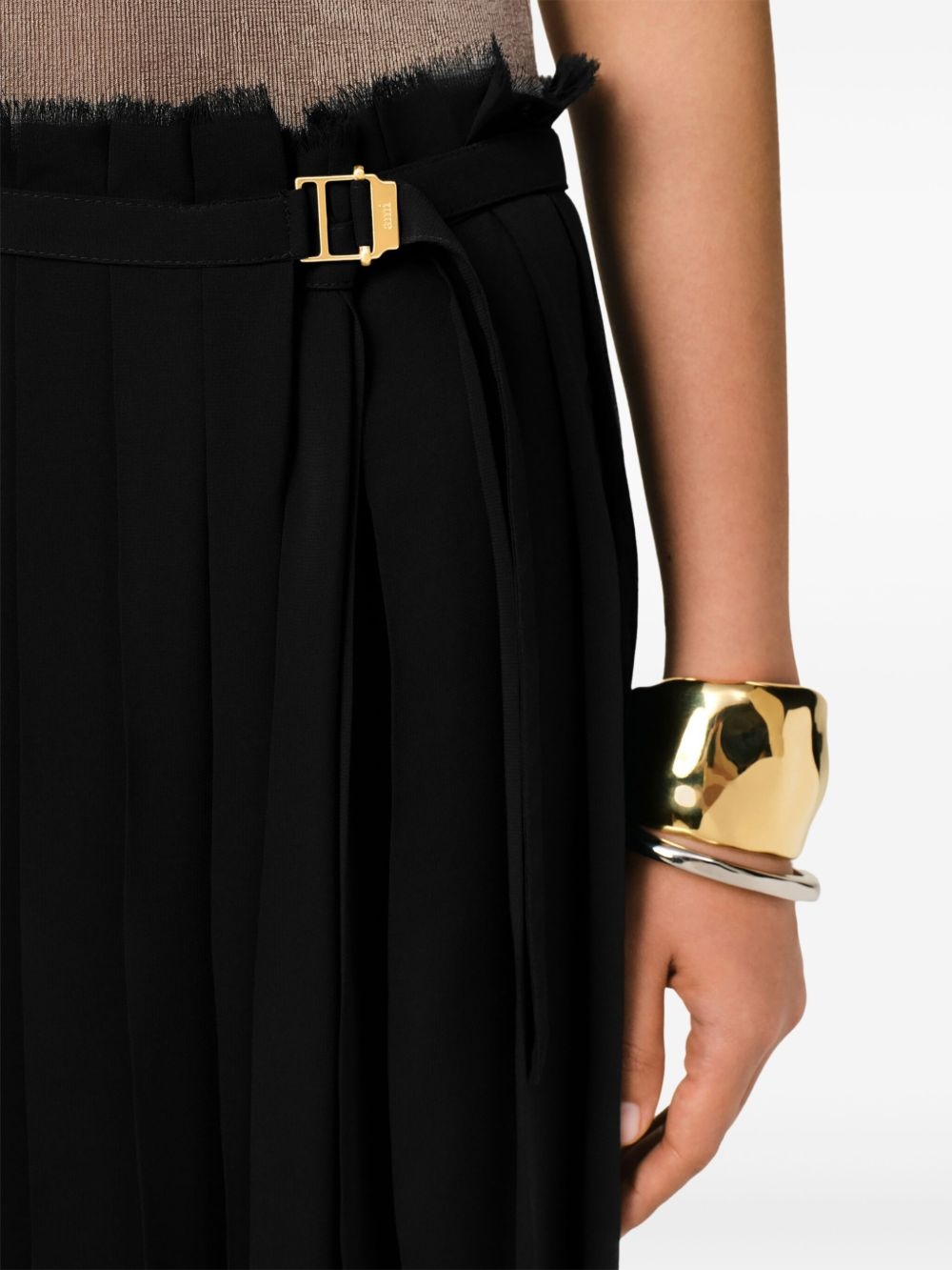 long pleated skirt - 6