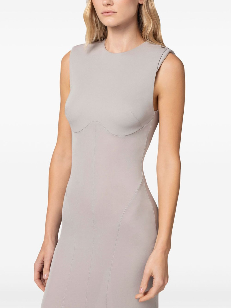 jersey flared midi dress 4