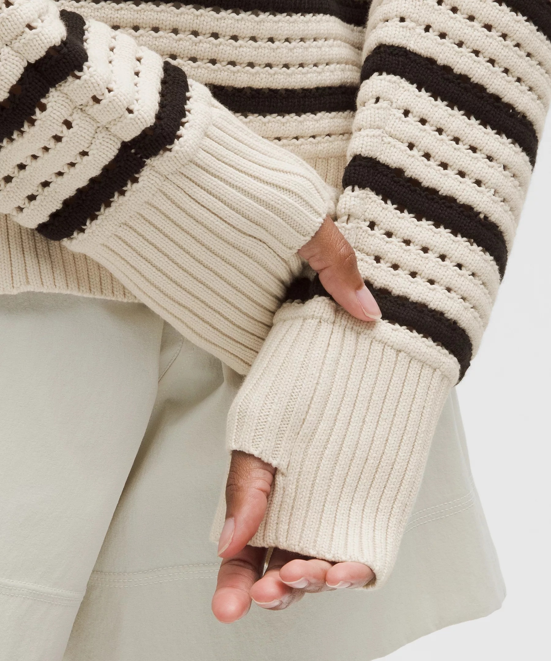 Cotton Crochet Pullover - 5