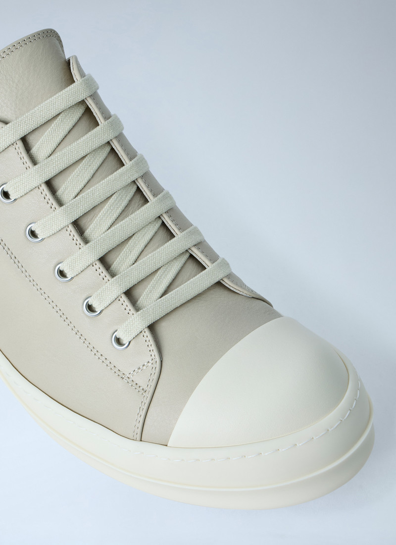 Rick Owens Lace-Up Leather Sneakers outlook