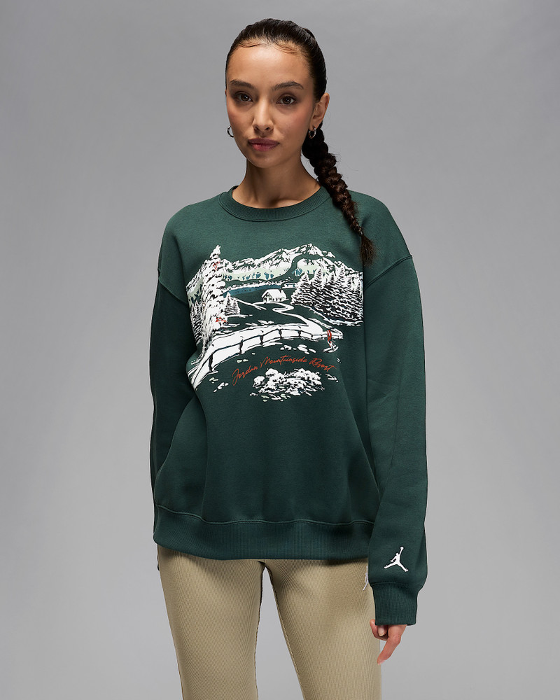 Jordan Brooklyn Fleece Women's Crew-Neck Sweatshirt 1