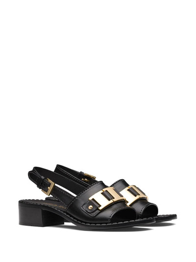 Prada chain detail sandals outlook