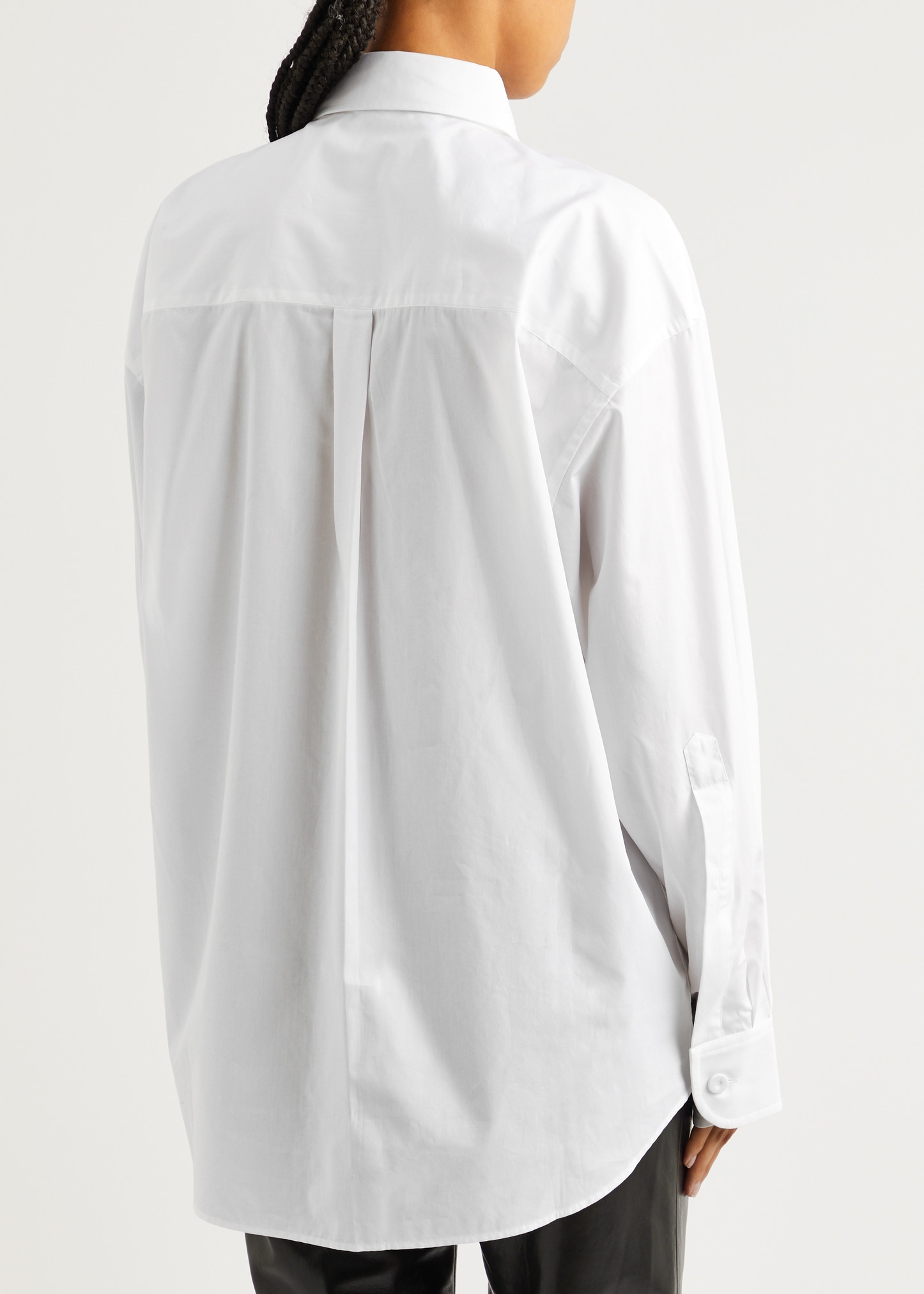 Cornelli embroidered cotton-poplin shirt - 3