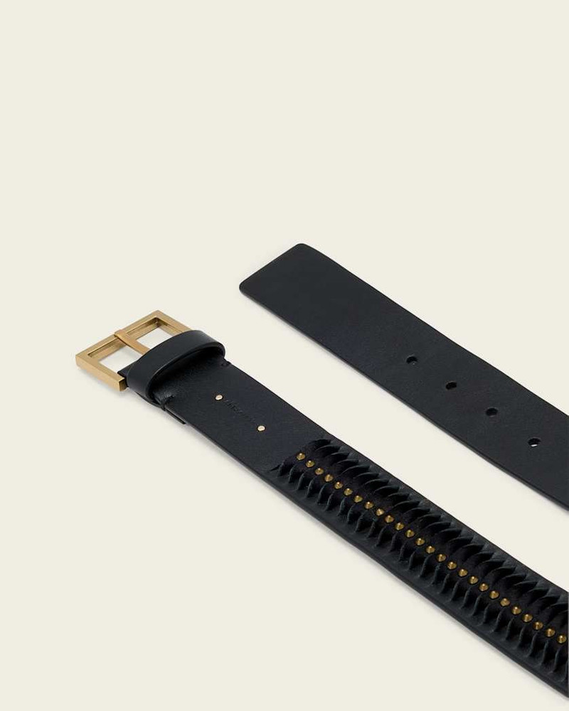 NORA LEATHER STUDDED BELT 3