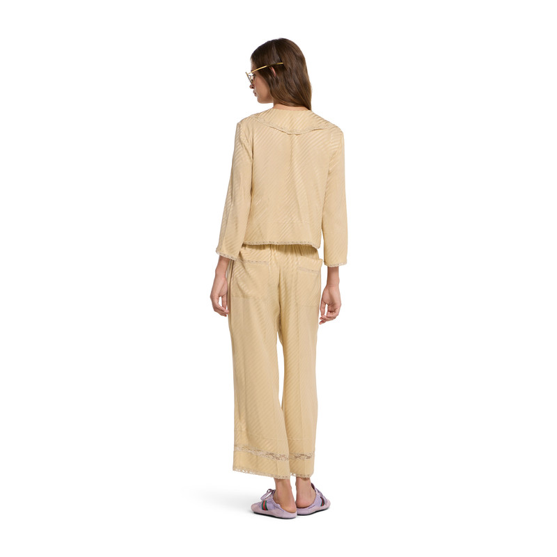 Diagonal GG silk jacquard shirt 5