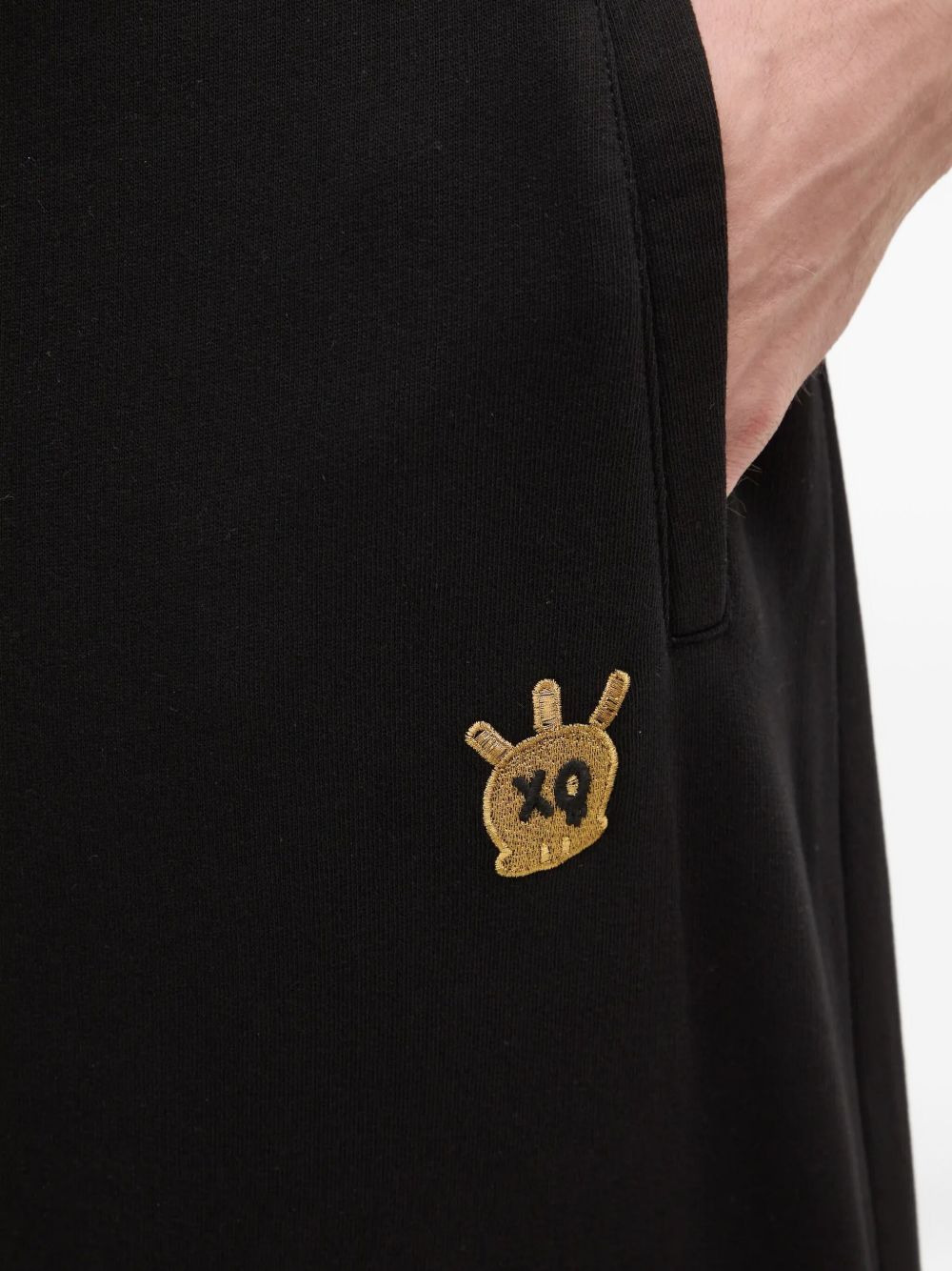 embroidered-detail track pants - 4