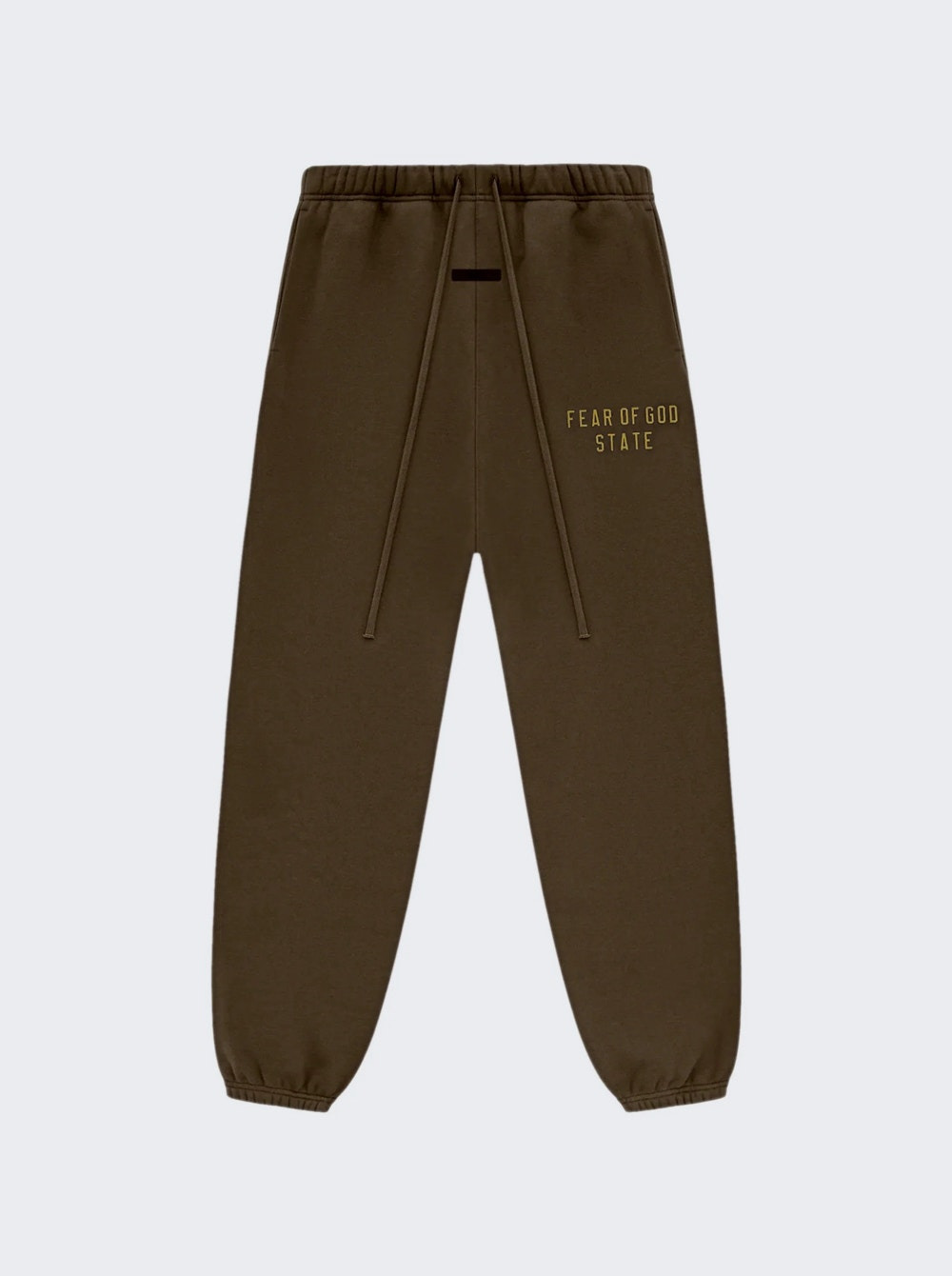 Heavy Fleece Essential Sweatpant Brown - 1