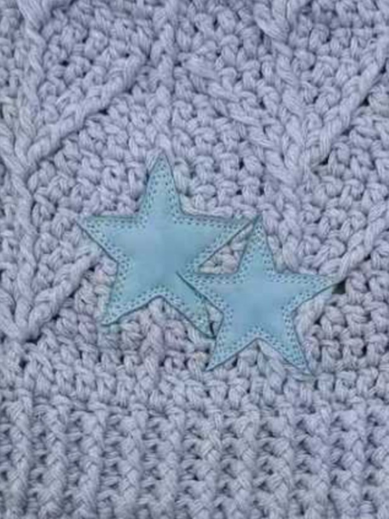 Chrome Hearts star-patch beanie outlook