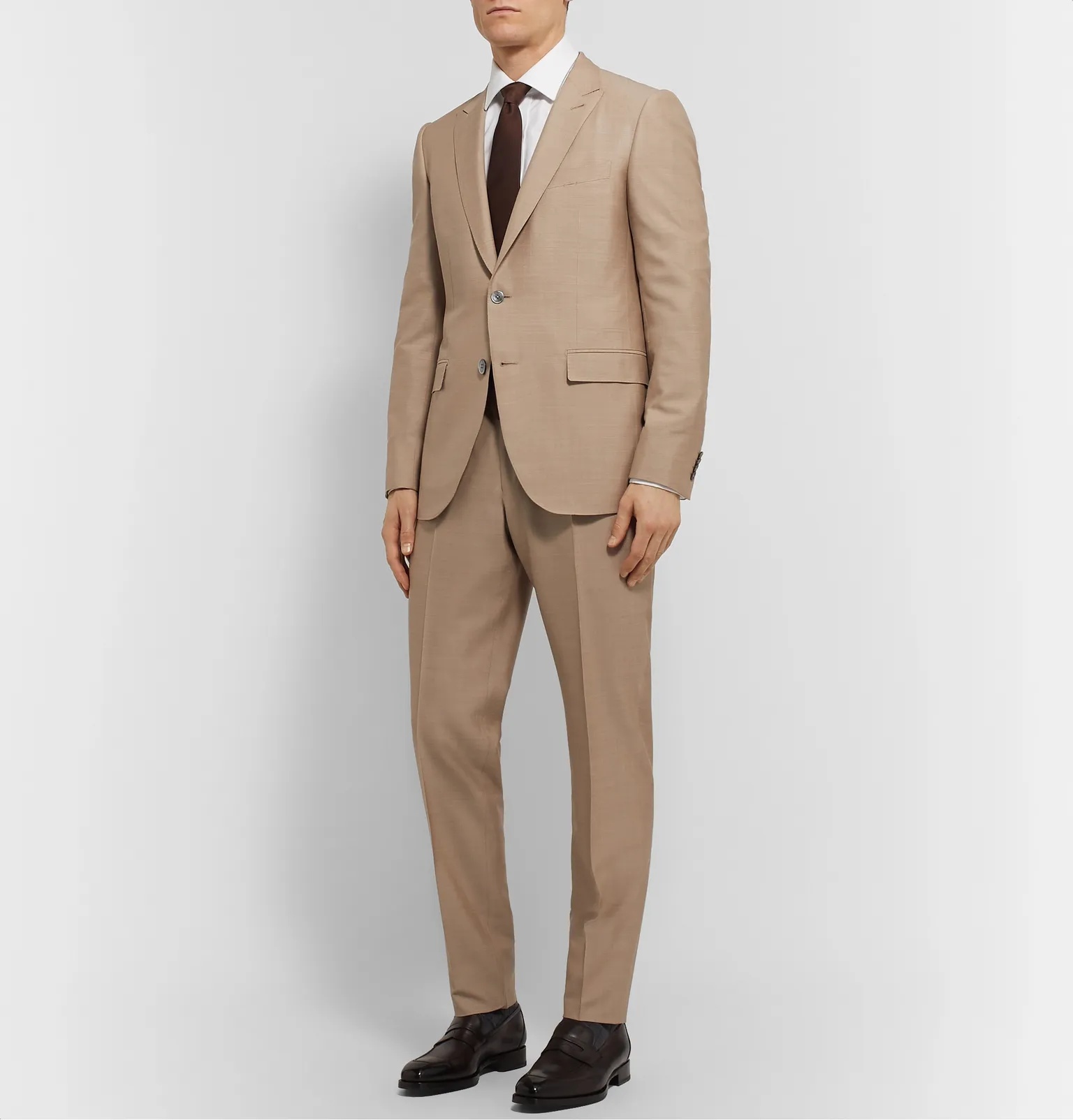 Slim-Fit Silk and Wool-Blend Suit - 2