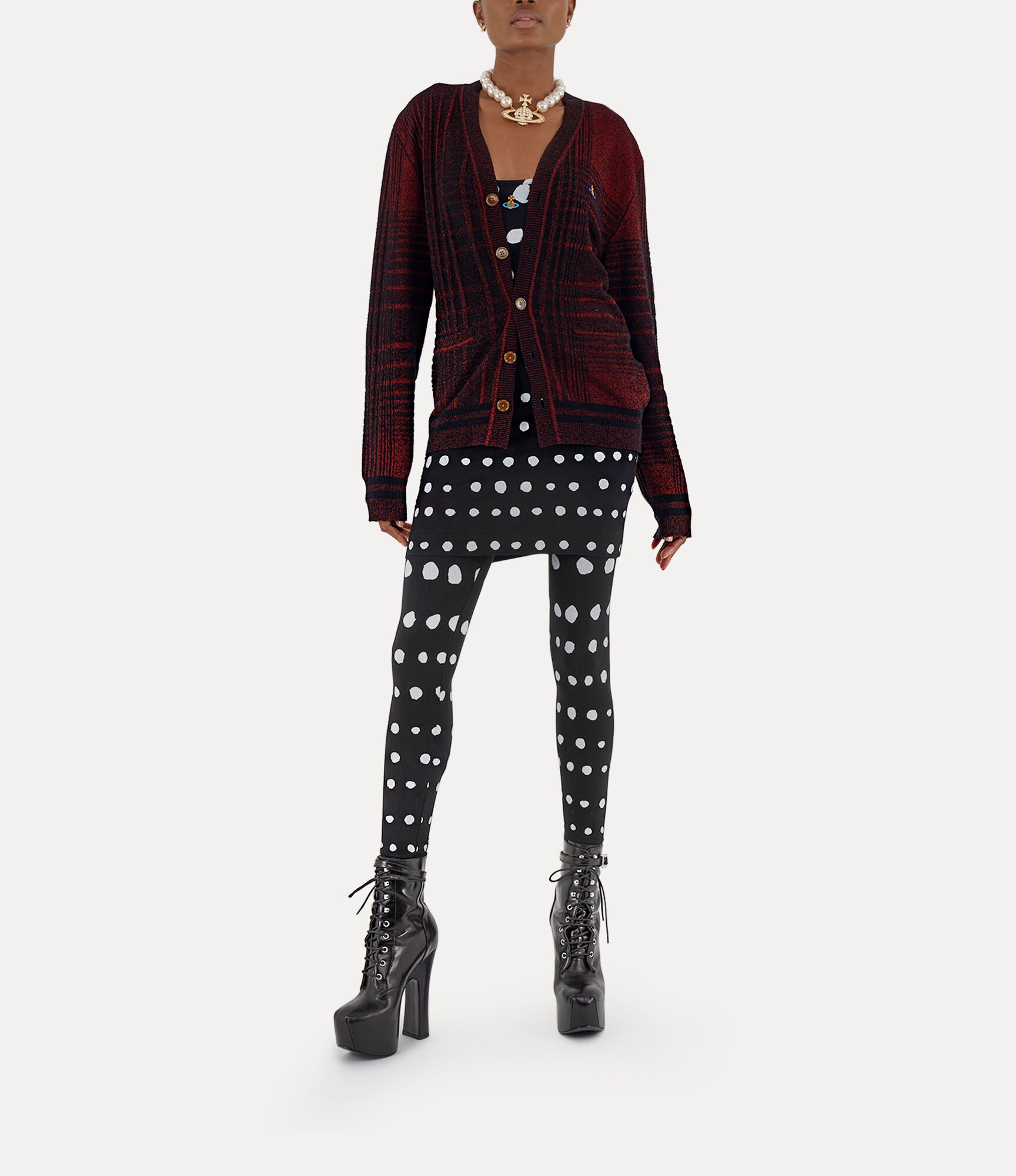 CHECK CARDIGAN - 5
