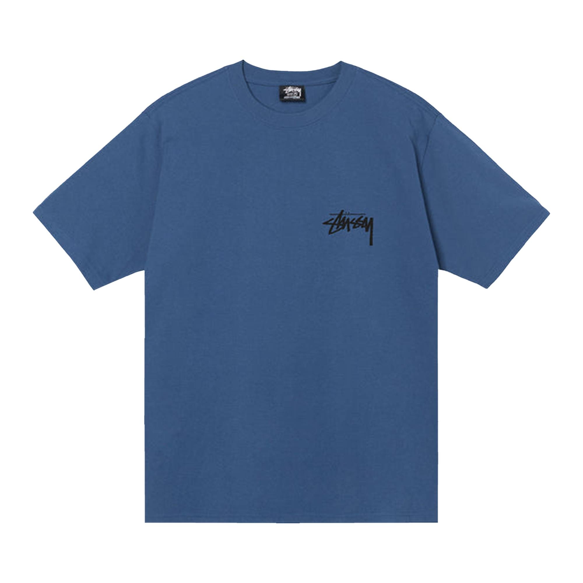 Stussy Burning Stock Tee 'Midnight' - 1