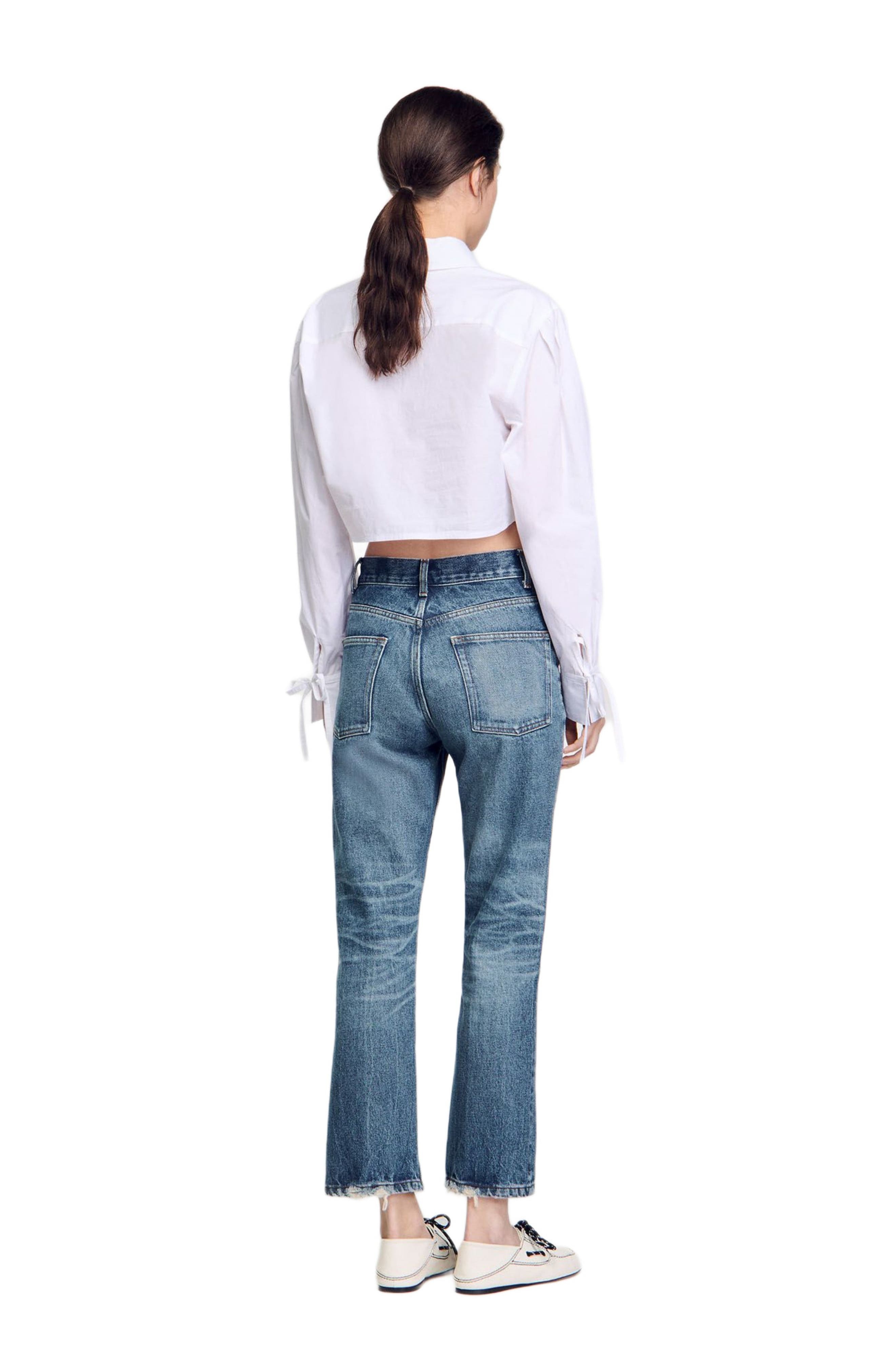 SANDRO Faded jeans in Blue Jean at Nordstrom - 3