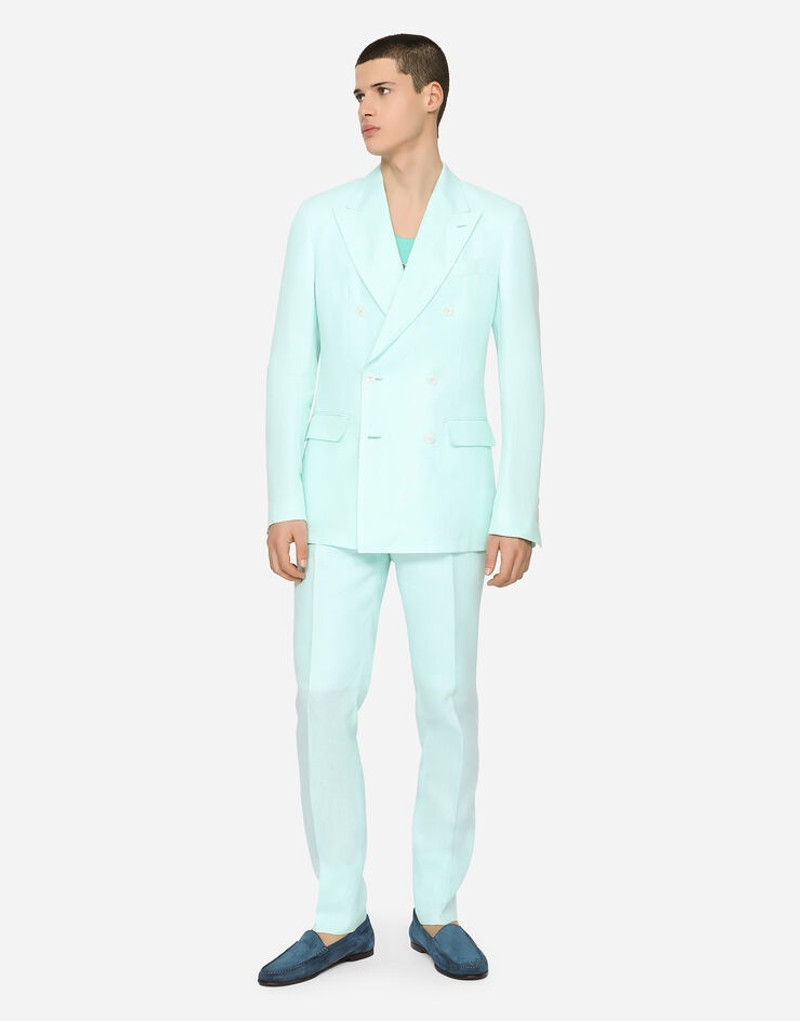 Dolce & Gabbana Double-breasted linen Sicilia-fit suit outlook