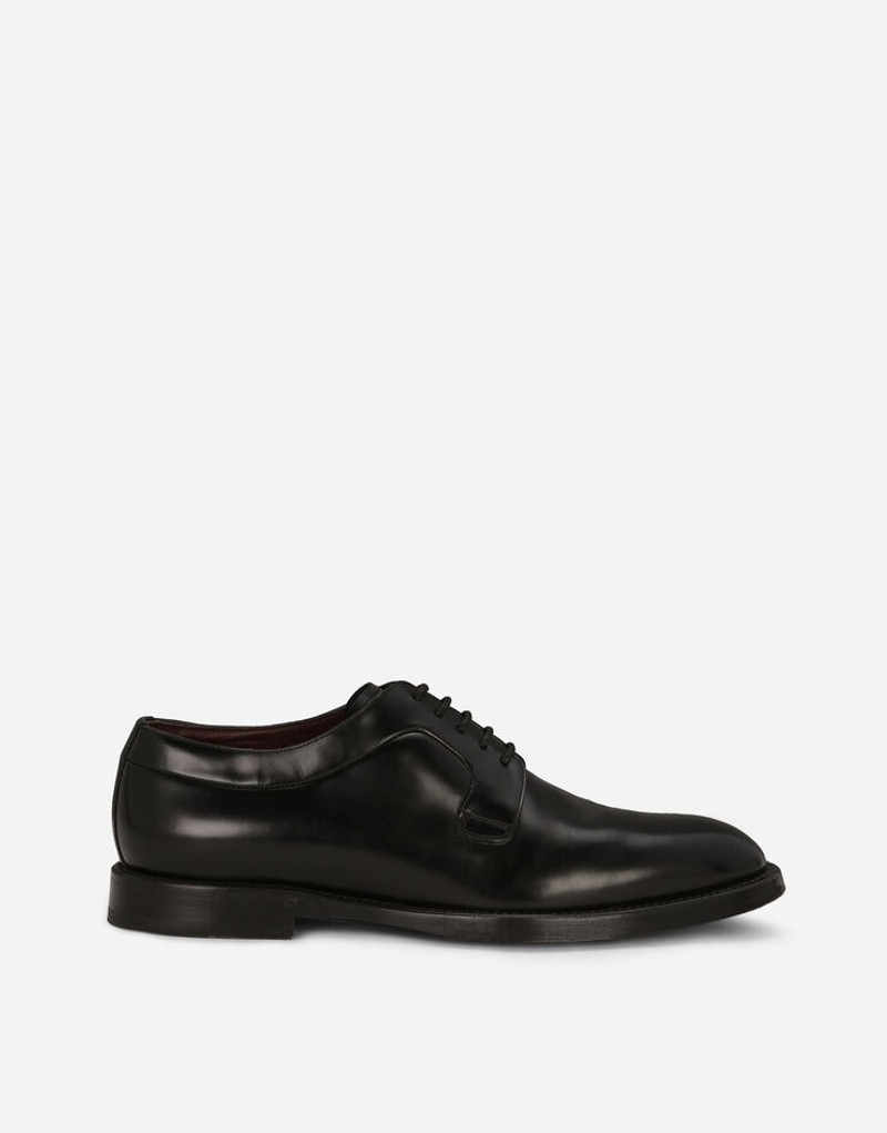 Brushed calfskin derby shoes 1