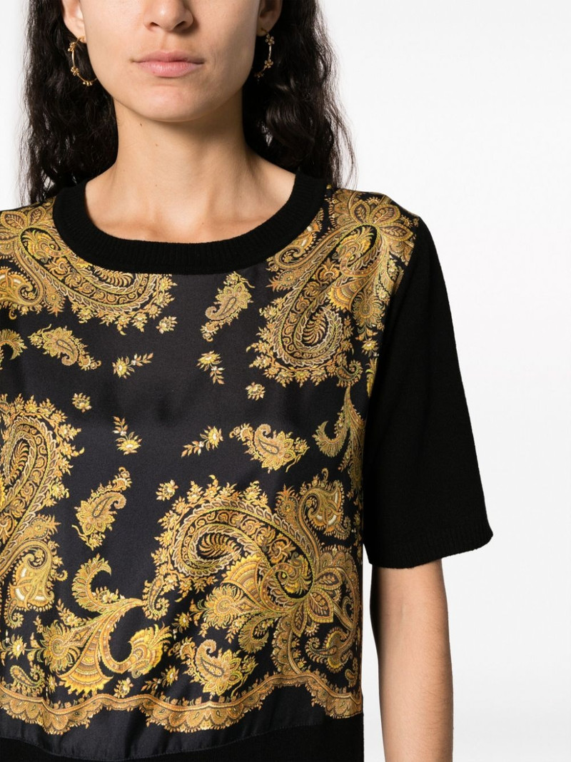 paisley-print cotton T-Shirt 5