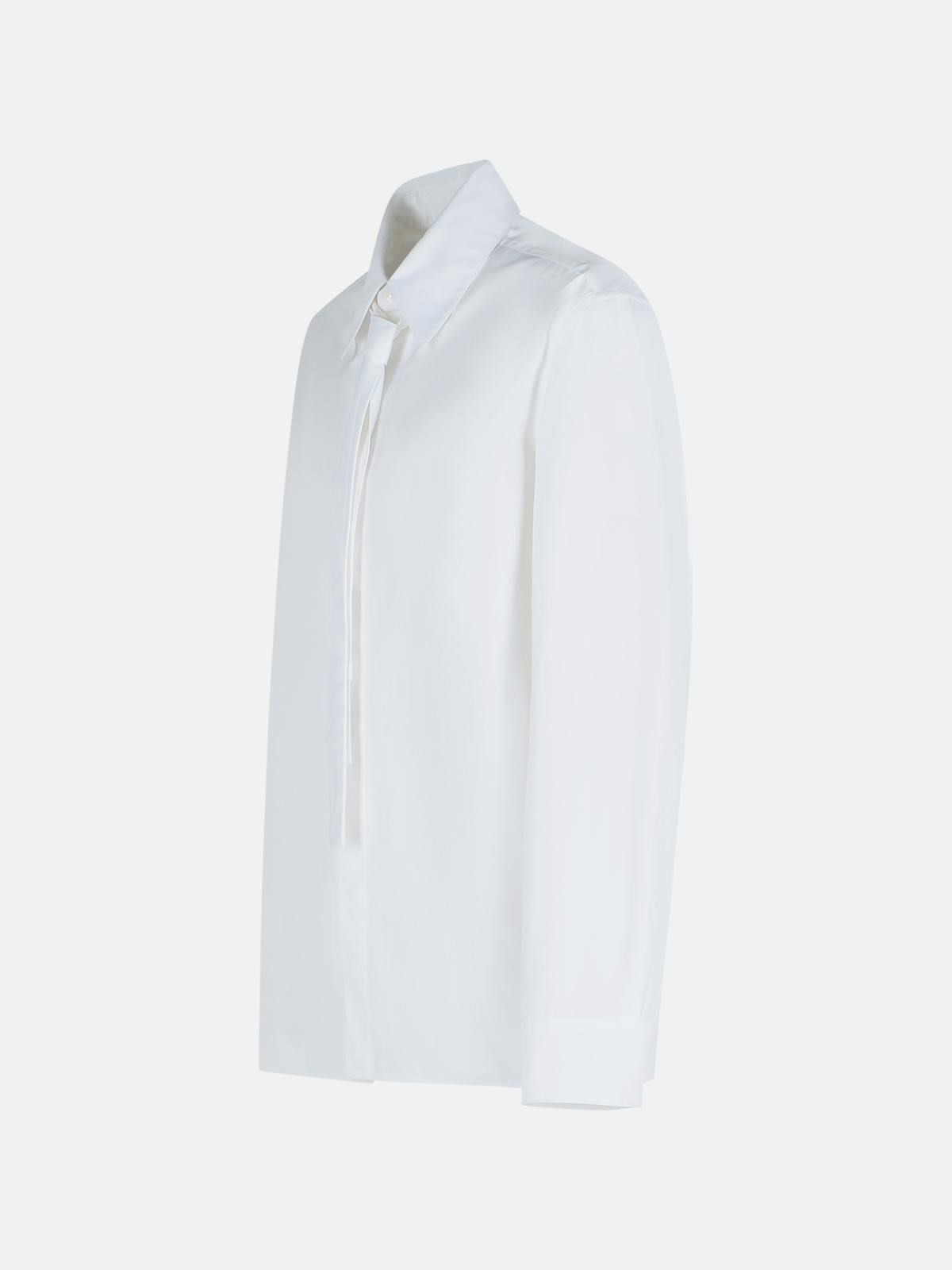 WHITE COTTON SHIRT - 2