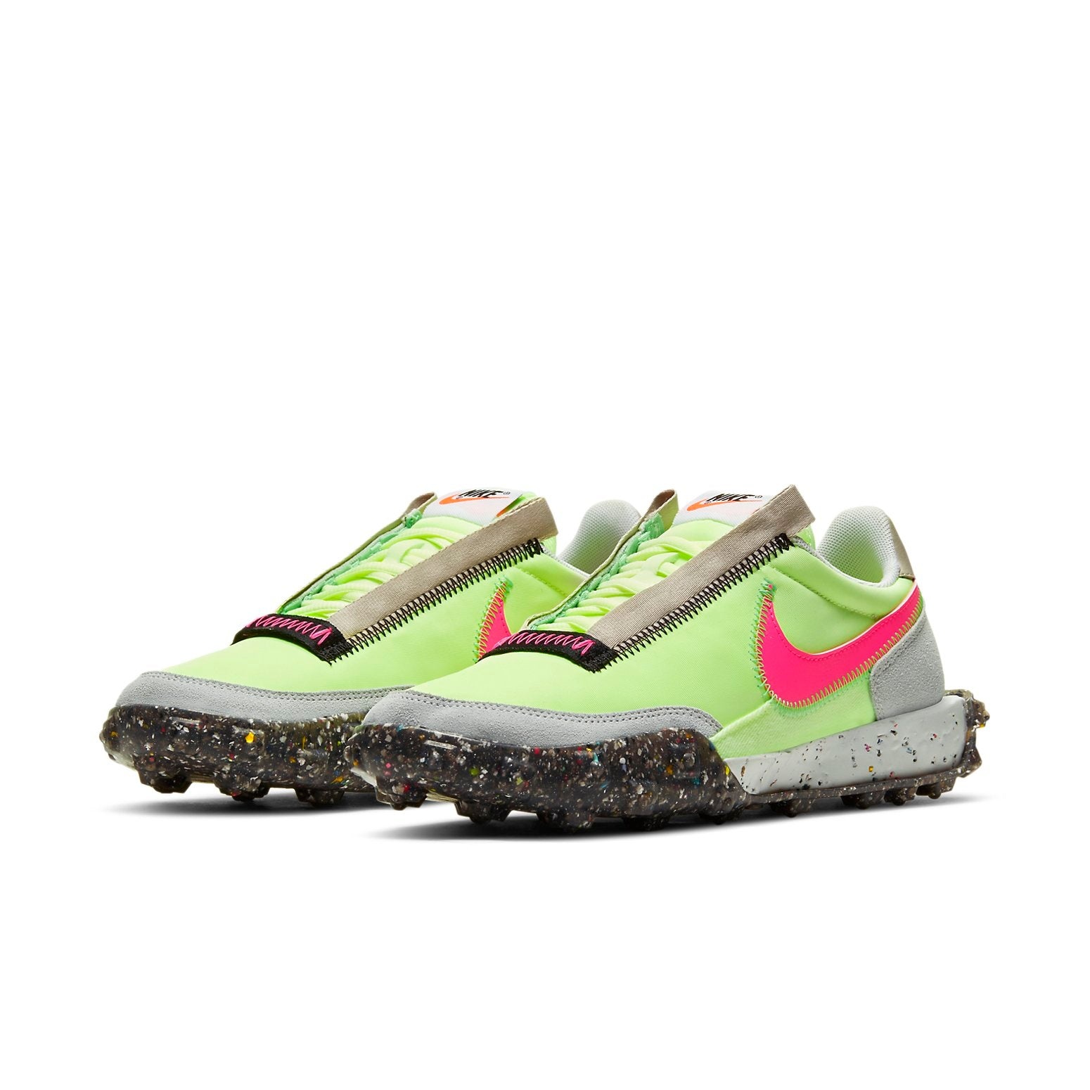 (WMNS) Nike Waffle Racer Crater 'Barely Volt' CT1983-700 - 3