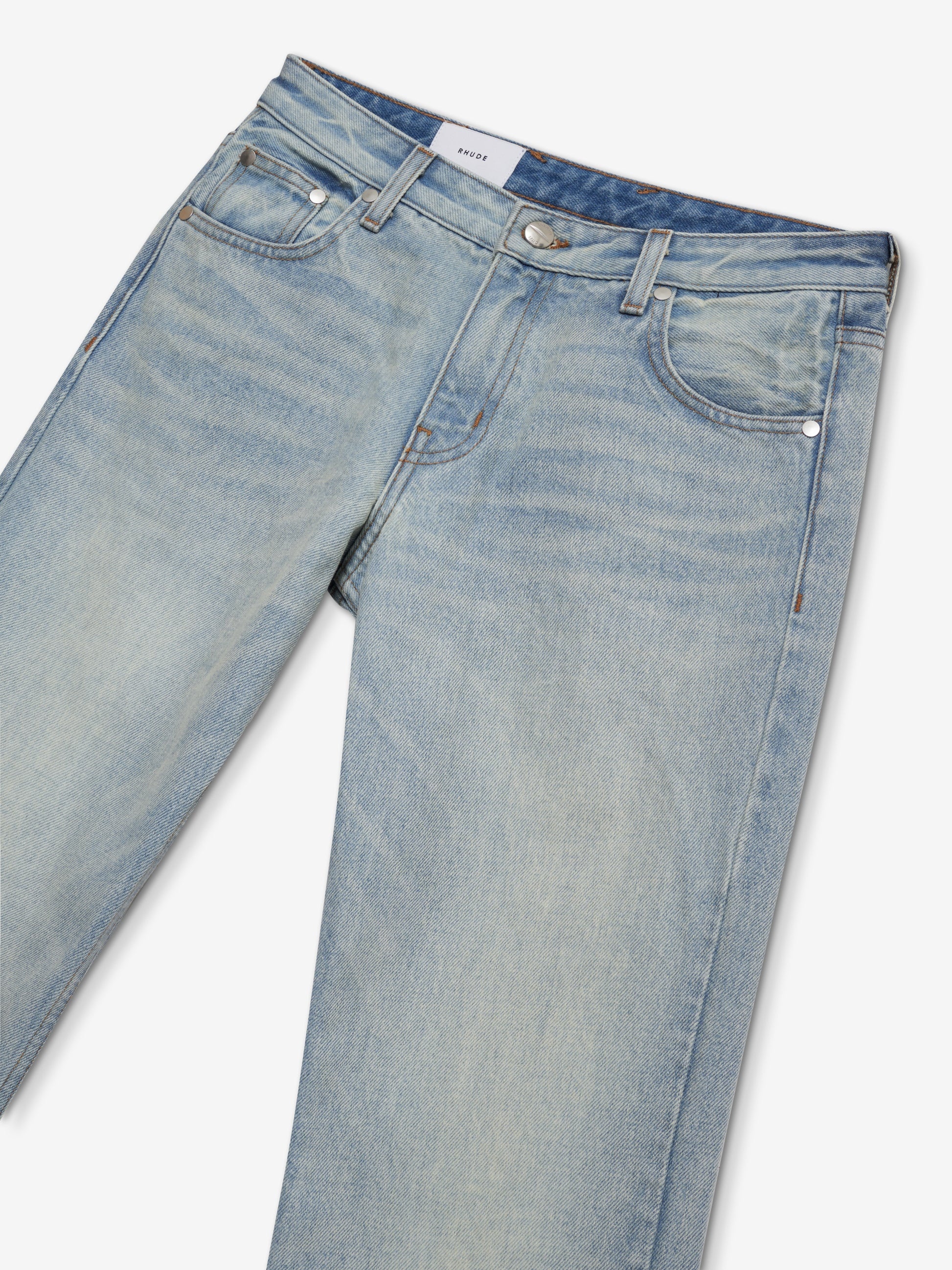 LOW-WAIST FLARE DENIM - 2