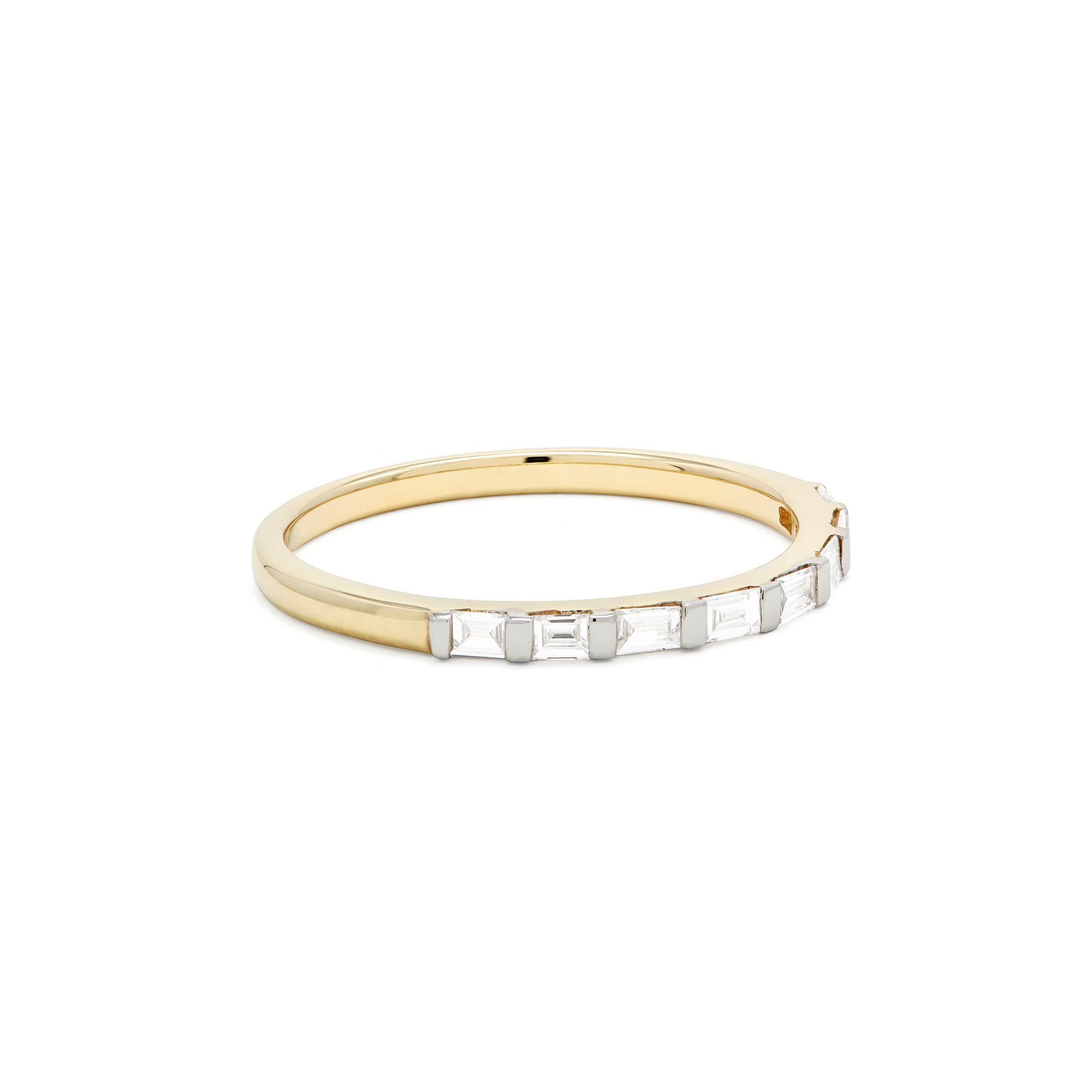 Bold Baguettes For Eternity Band - 4