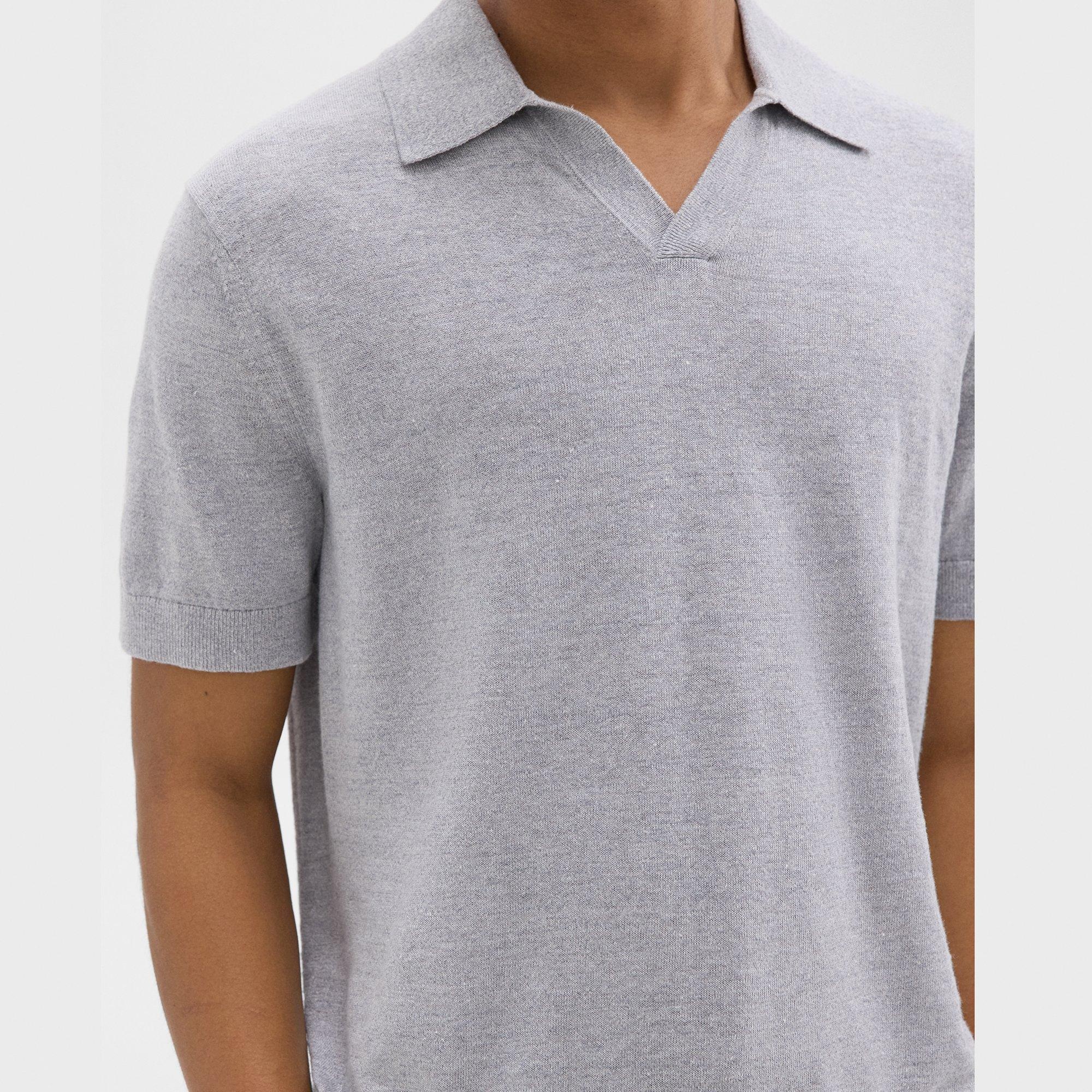 Brenan Polo Shirt in Cotton-Linen - 5