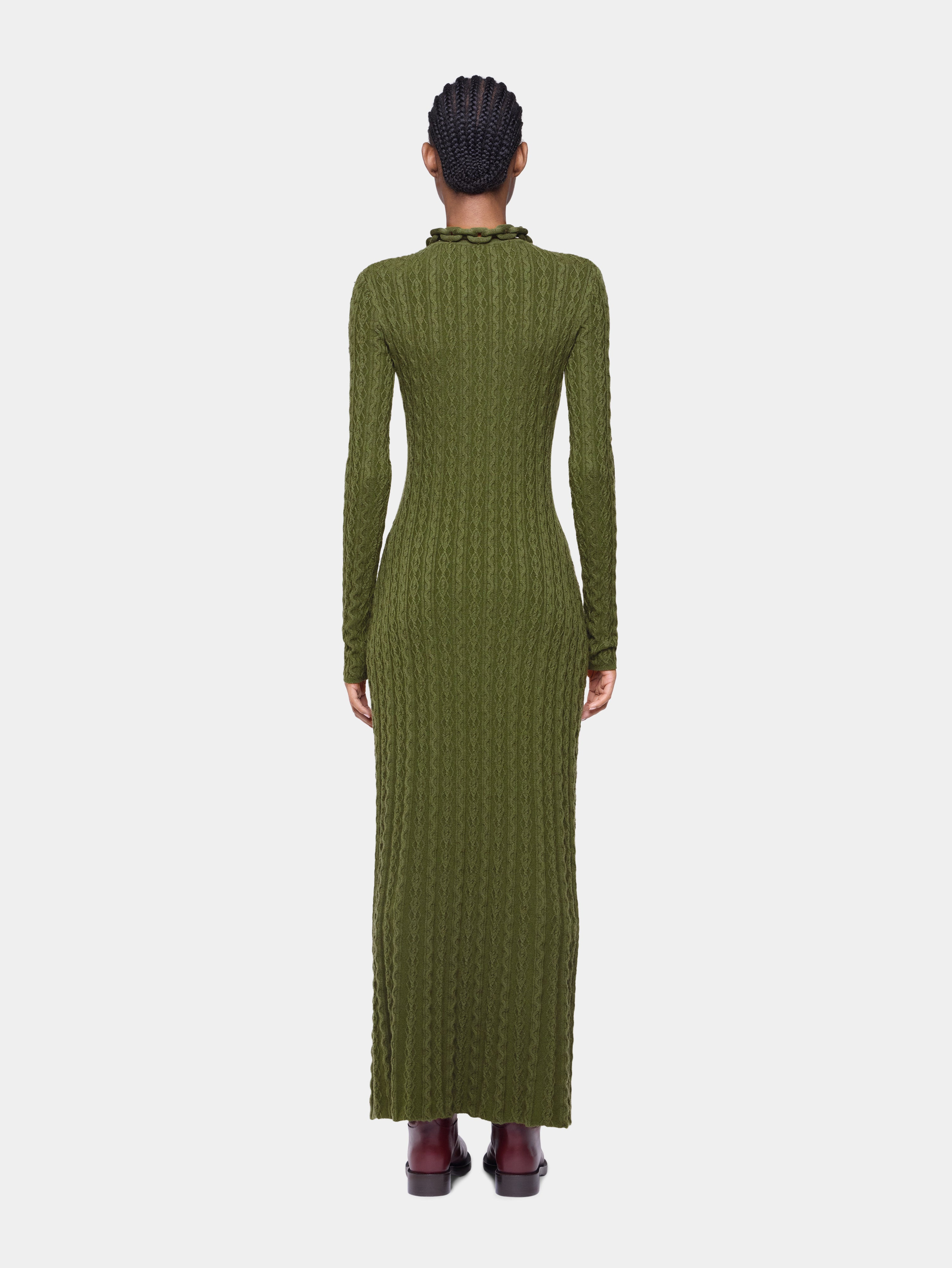 LONG DRESS IN WOOL - 3
