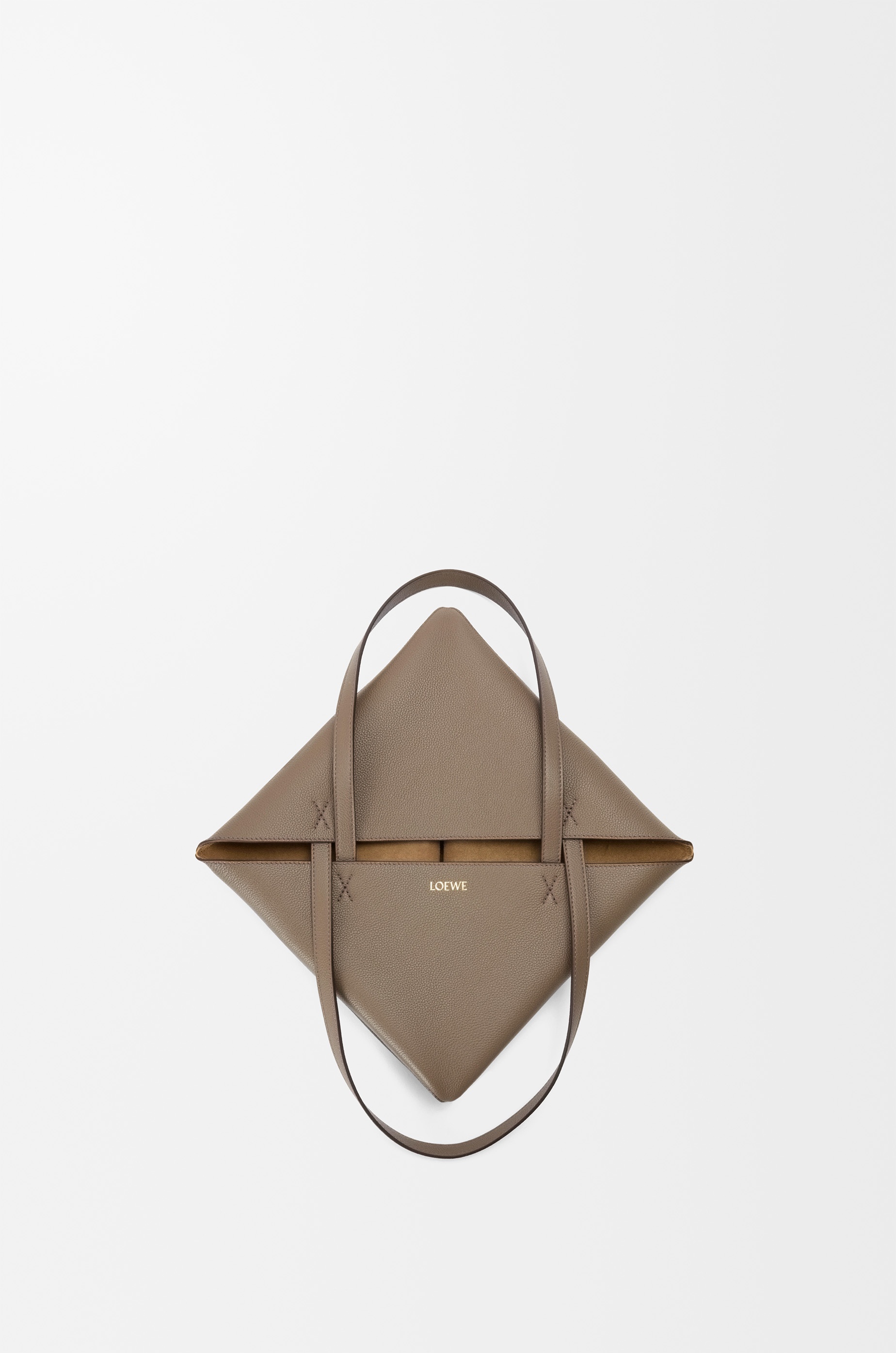 Medium Puzzle Fold tote in soft grained calfskin - 8