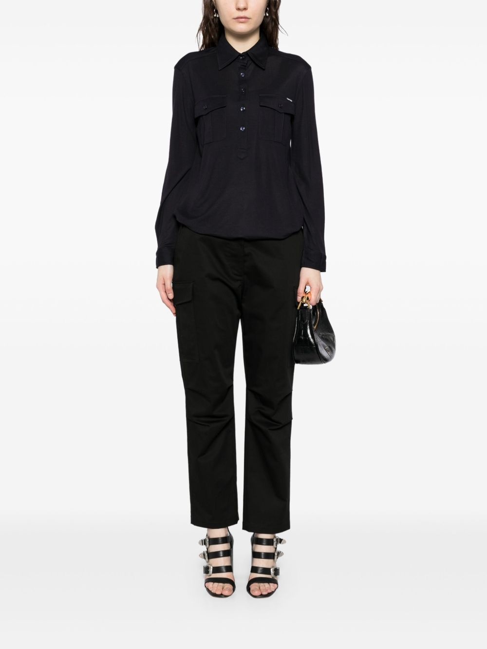 cotton cargo trousers - 2
