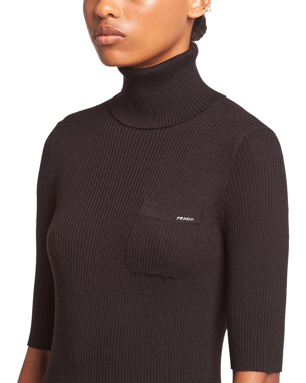 Wool and silk turtleneck sweater - 5