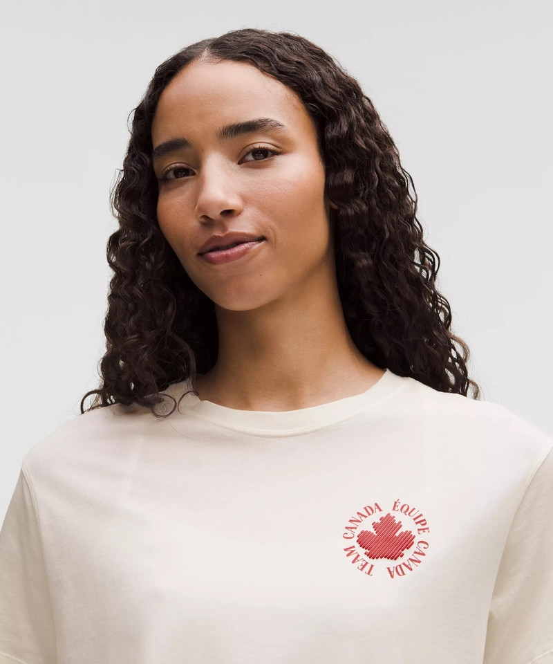 Team Canada Women's Cotton Jersey Graphic T-Shirt *COC Logo 4