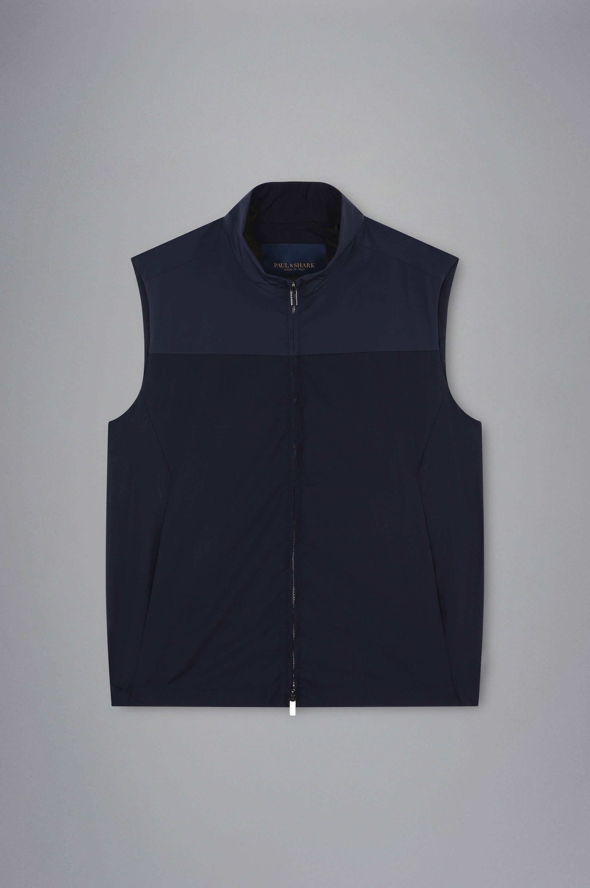 WOOL AND SILK GILET - 1