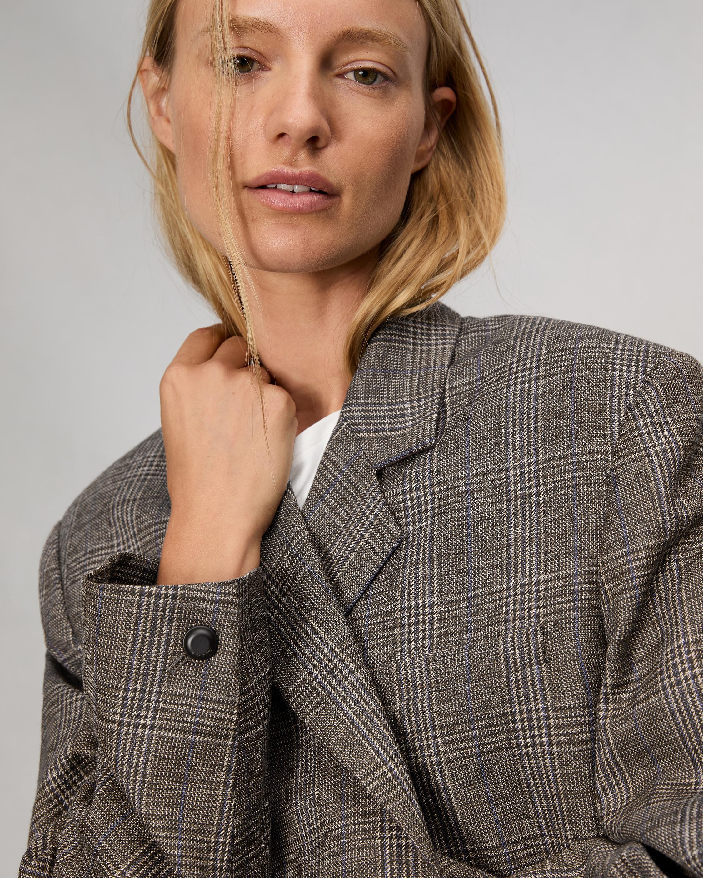 Lainey Plaid Blazer - 6
