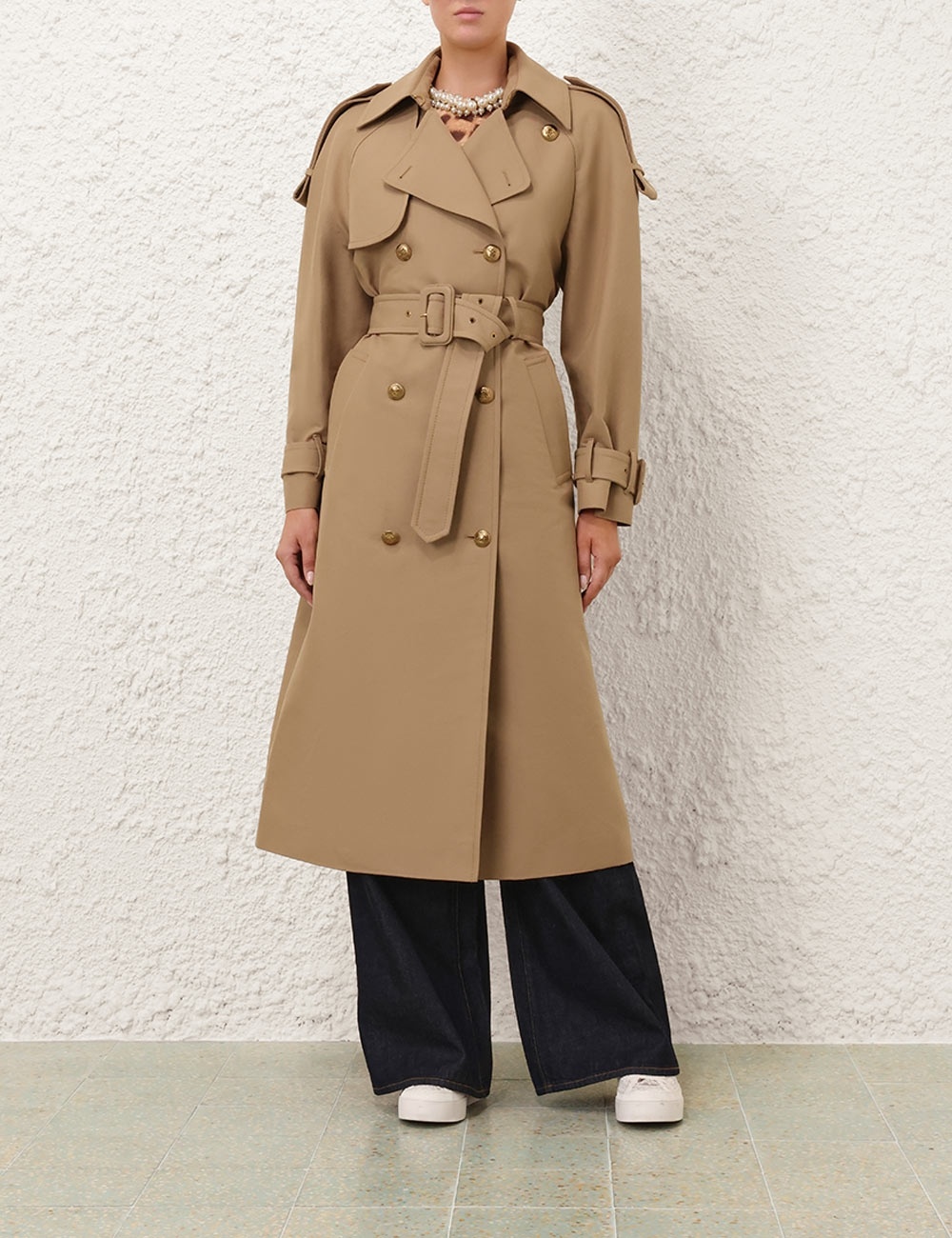 CRUSH TRENCH COAT - 2