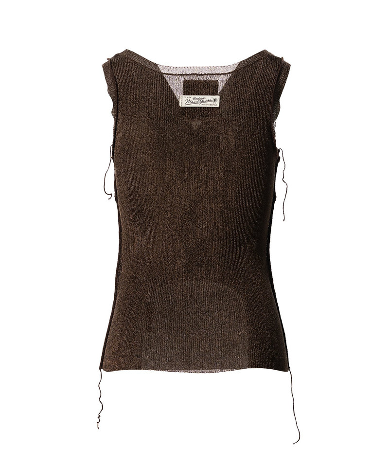 Inside-Out Glitter Knit Tank-top 18