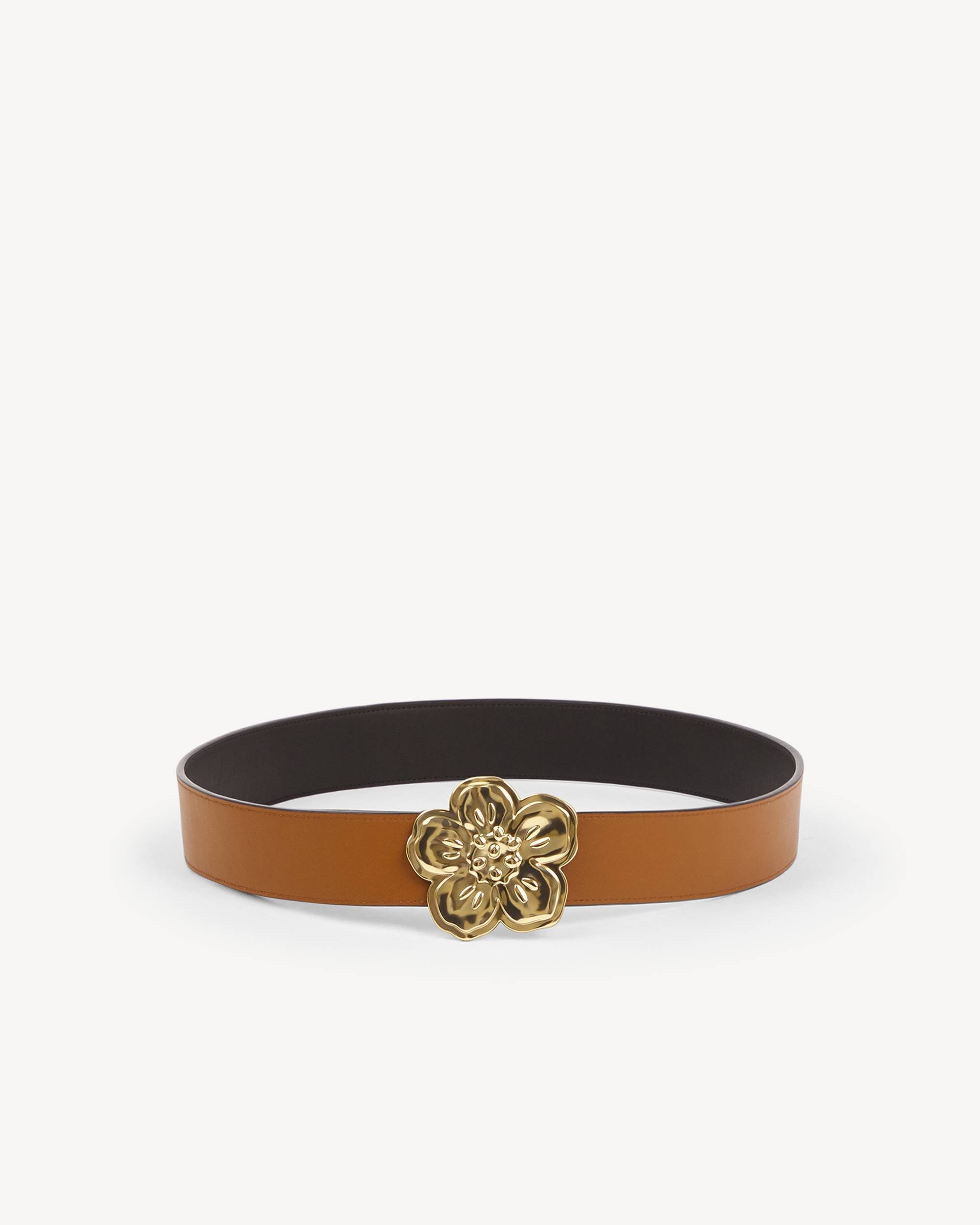 'Boke Flower' Wide reversible belt for Men - 2