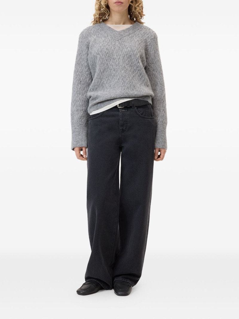 CLOSED patterned V-neck sweater outlook
